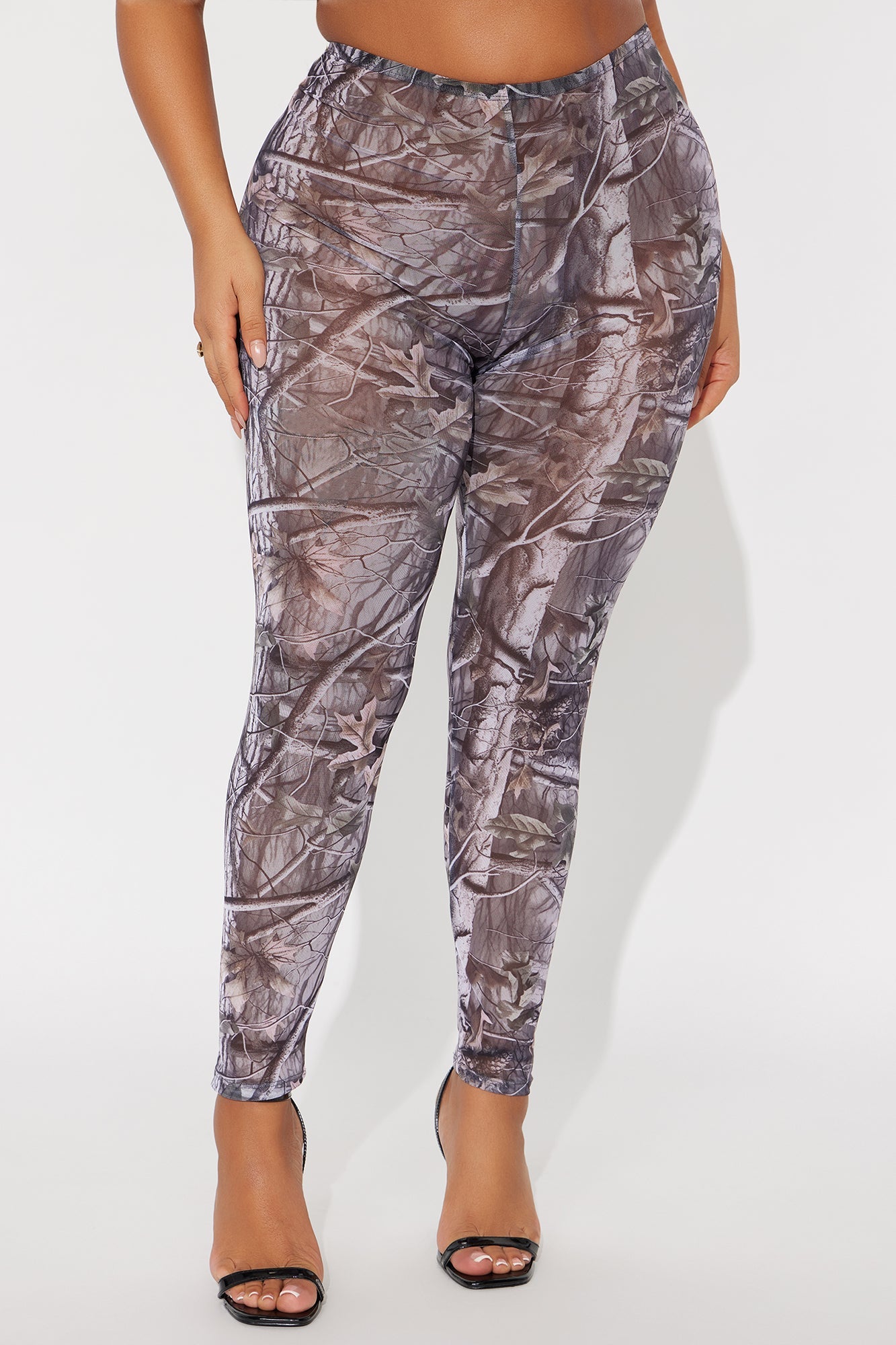 Hidden Motives Camo Mesh Legging - Camouflage