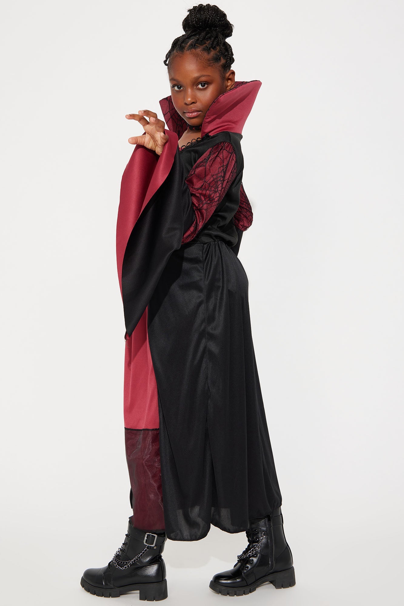 Mini Vampire Queen Costume - Black/combo
