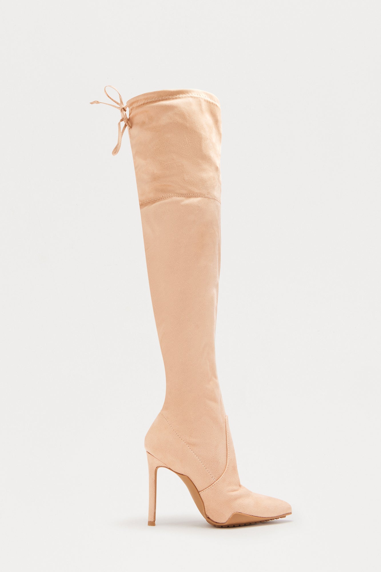 Cheyanne Over The Knee Boots - Taupe