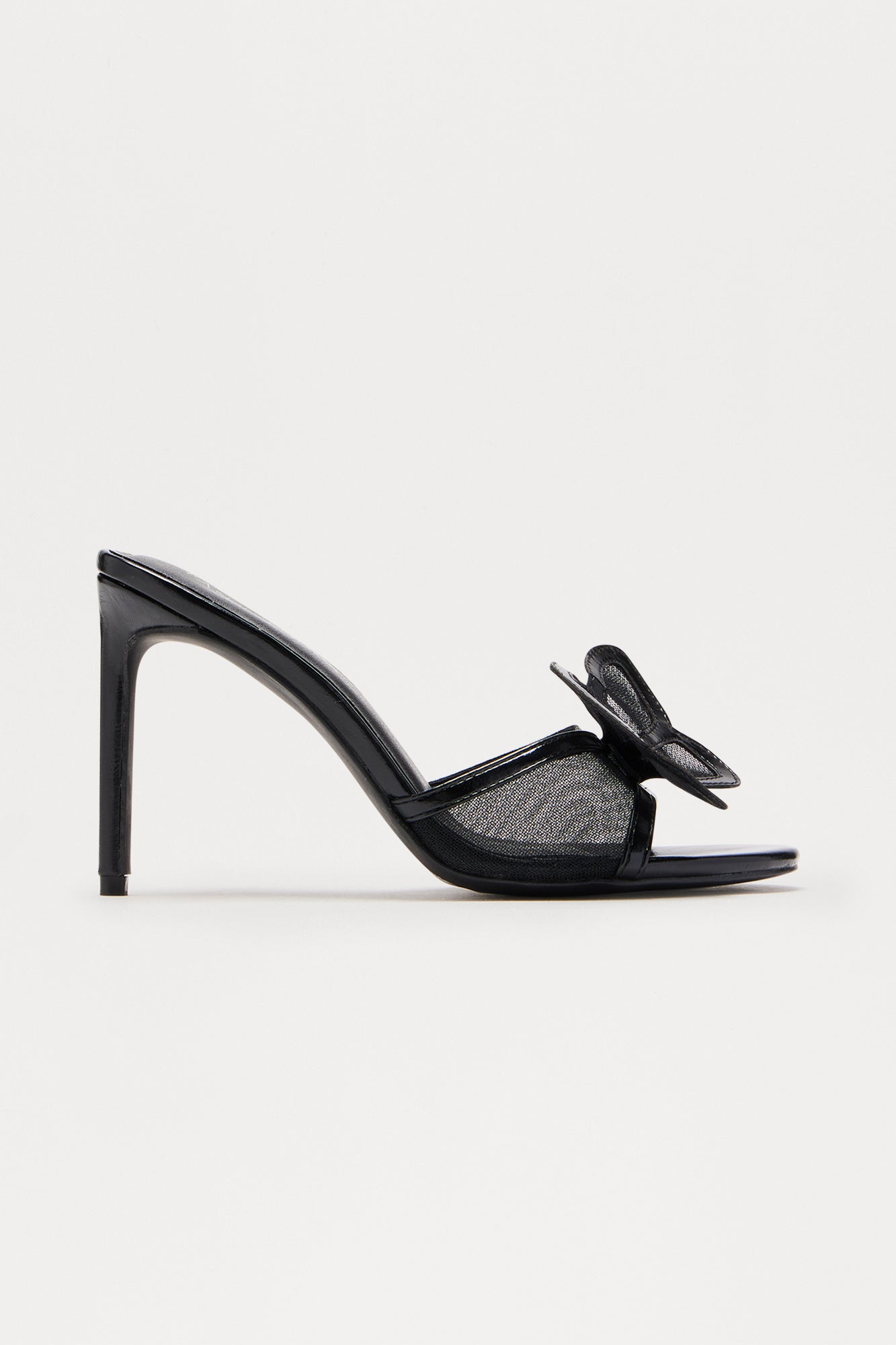 Jovana Butterfly Stiletto Heels - Black