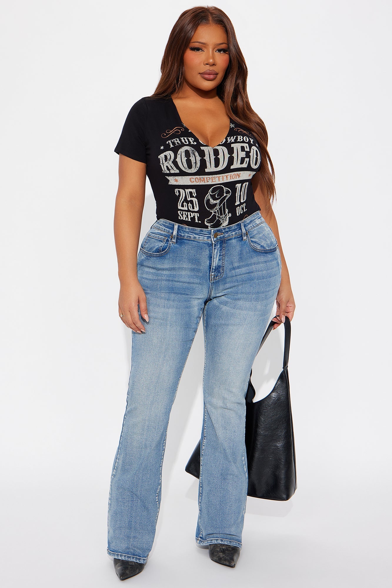 Rodeo Remix Bodysuit - Black