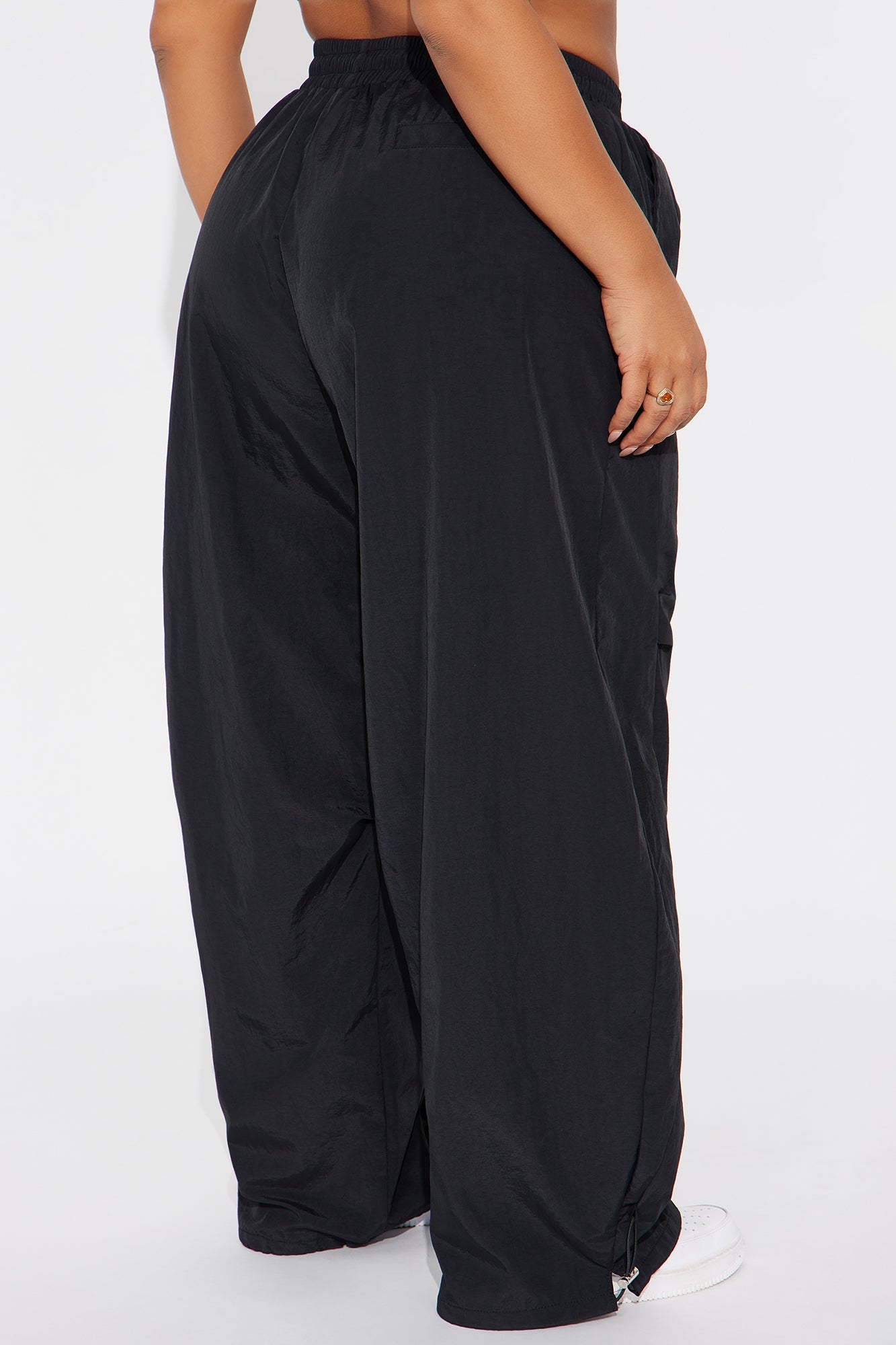 All The More Reason Windbreaker Jogger Pant - Black