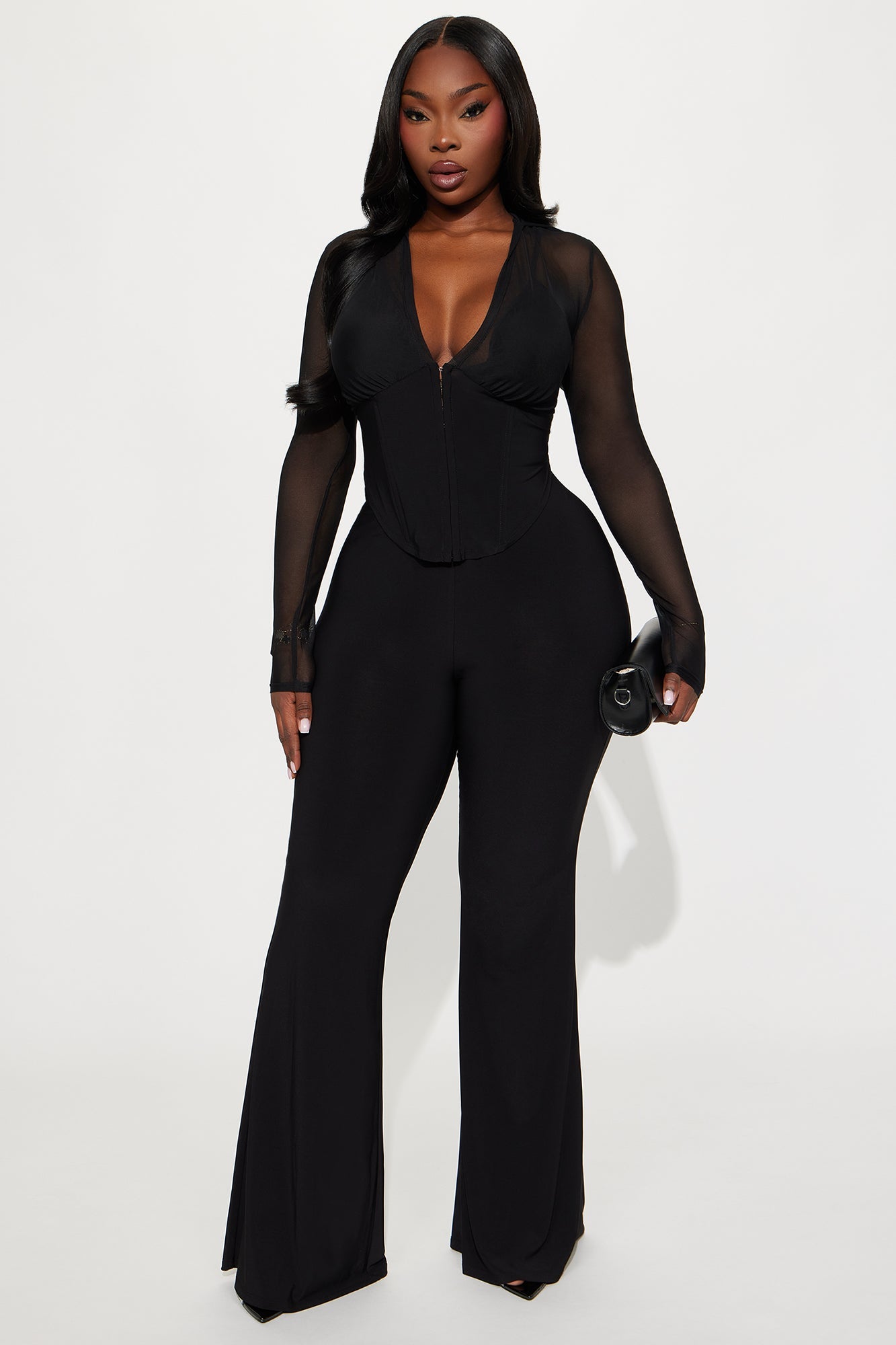 Vice Mode Corset Pant Set - Black