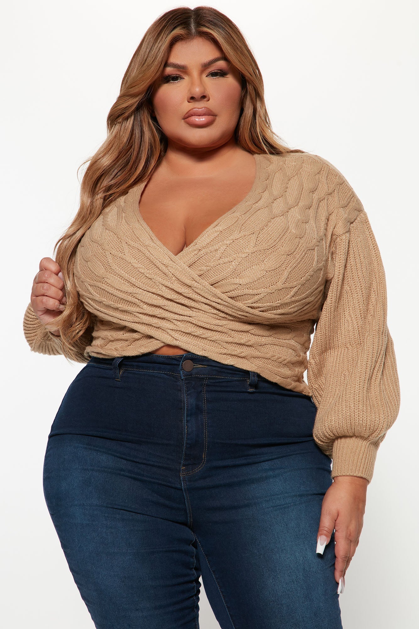 Keep It Chic Sweater - Taupe