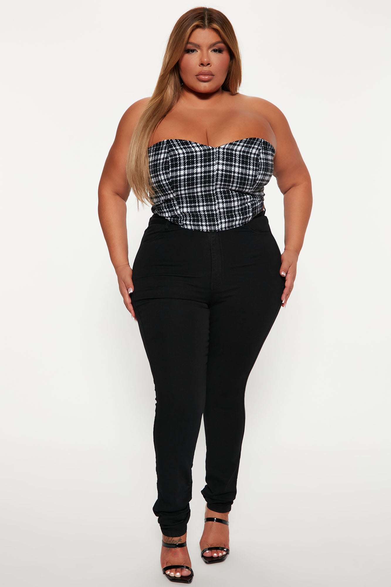 Tall Classic High Waist Skinny Jeans - Black