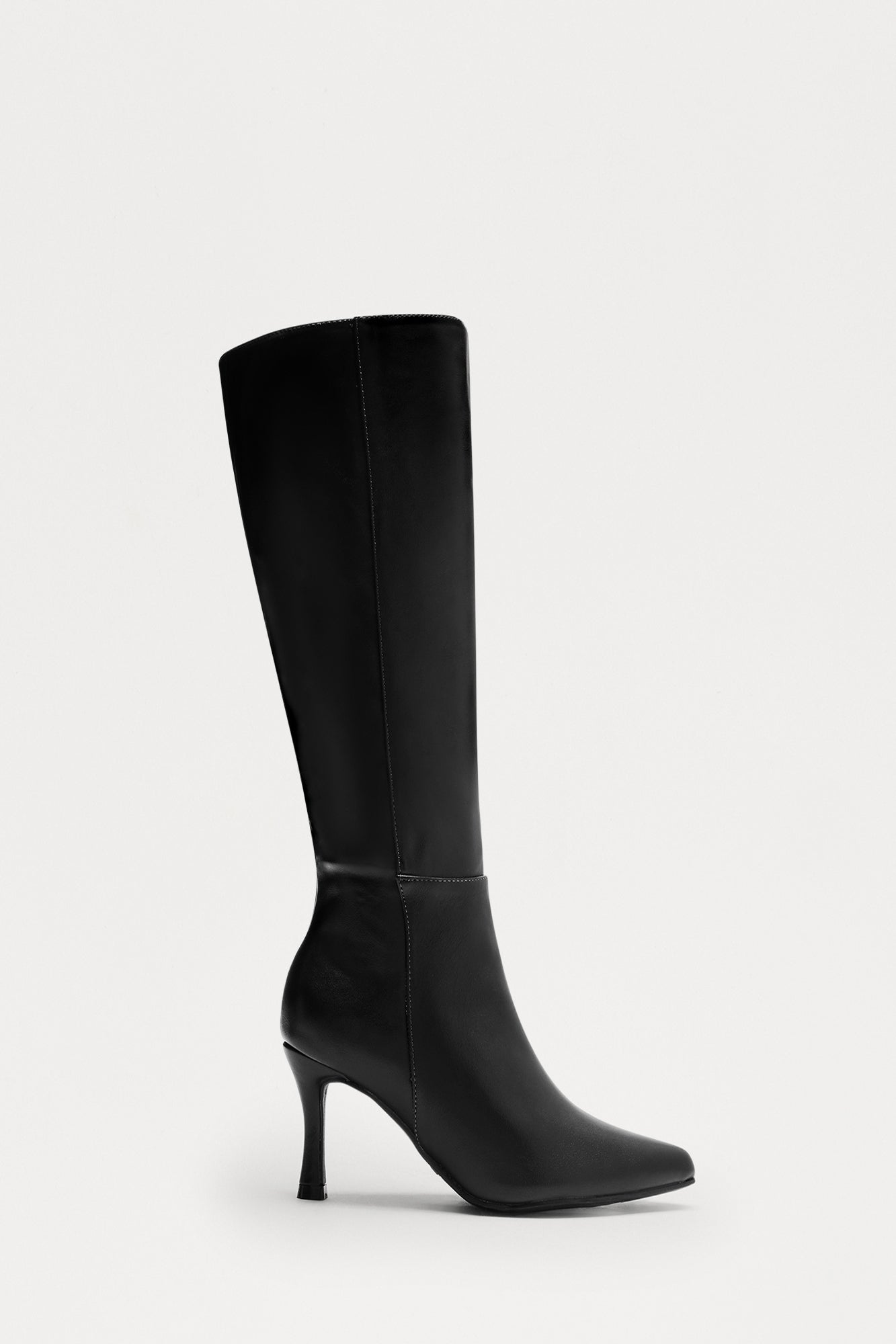 Edge Knee High Boots - Black