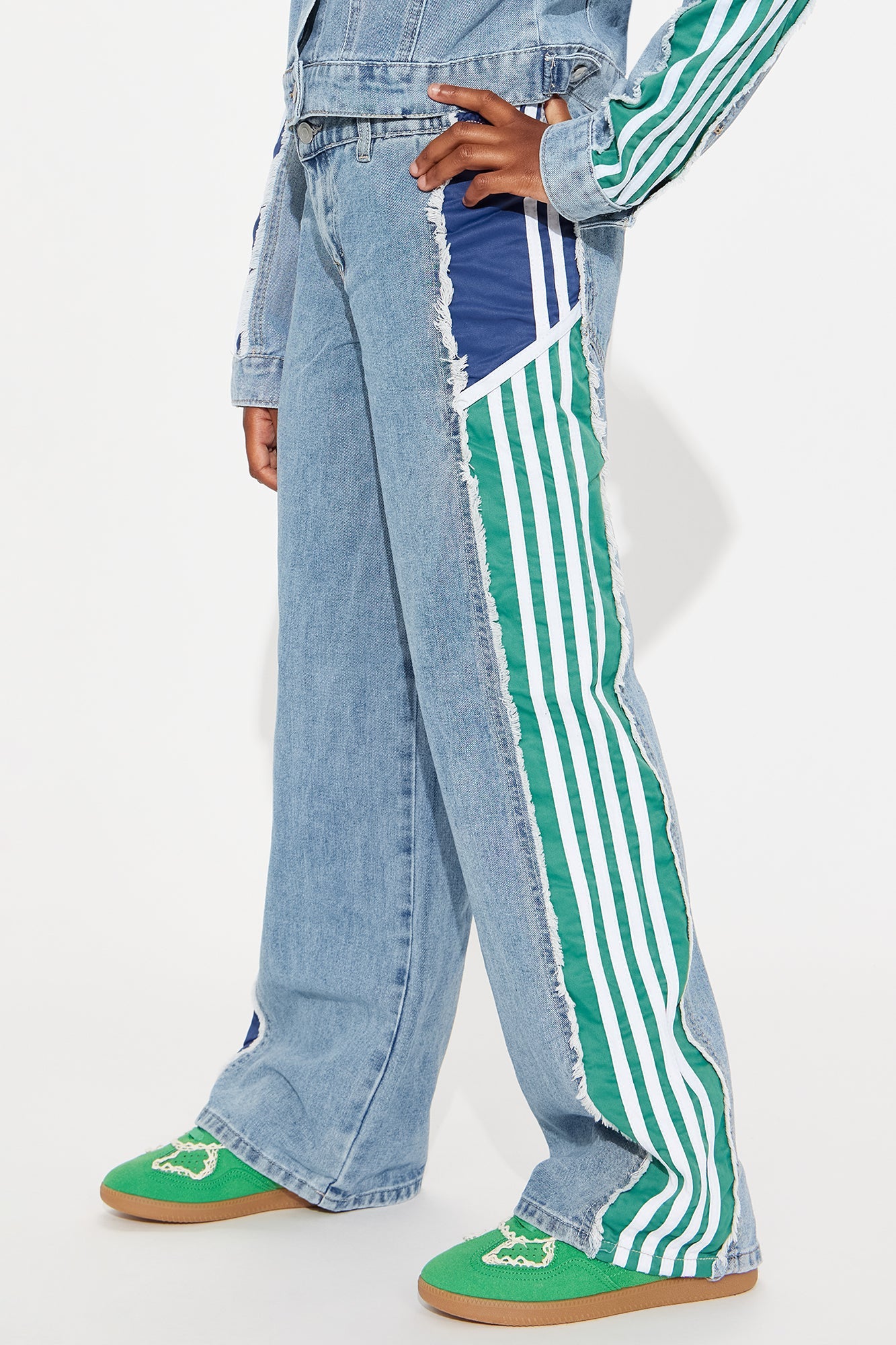 Mini Cora Sporty Jeans - Medium Wash
