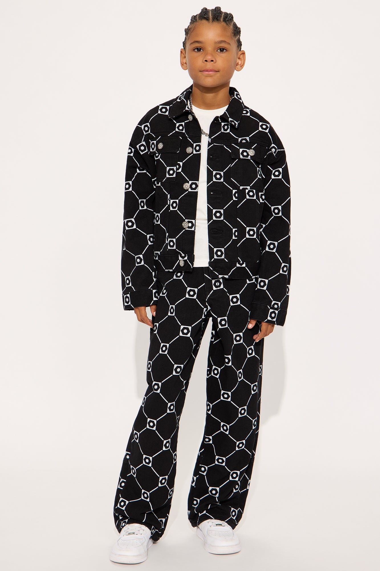 Mini Southpole Monogram Anorak Jacket - Black