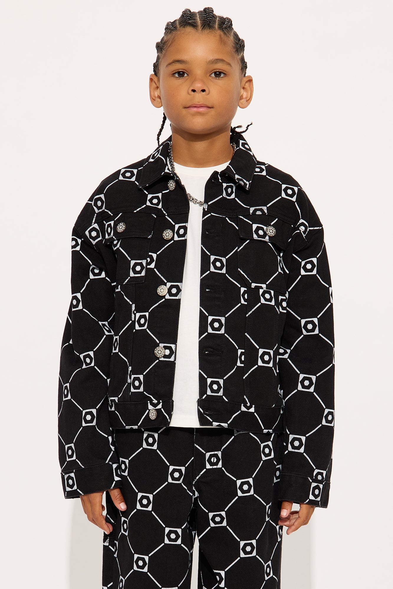 Mini Southpole Monogram Anorak Jacket - Black