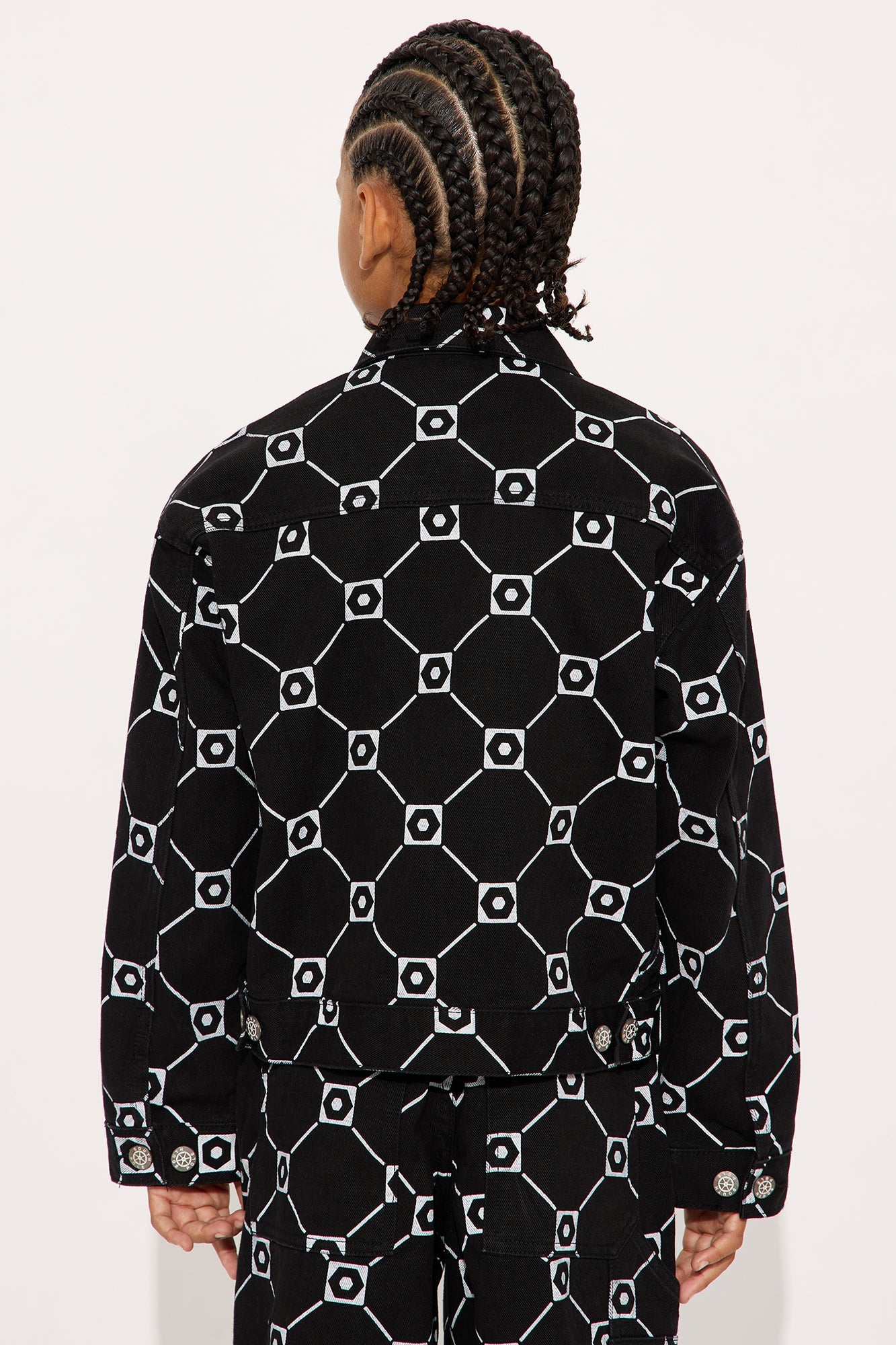 Mini Southpole Monogram Anorak Jacket - Black