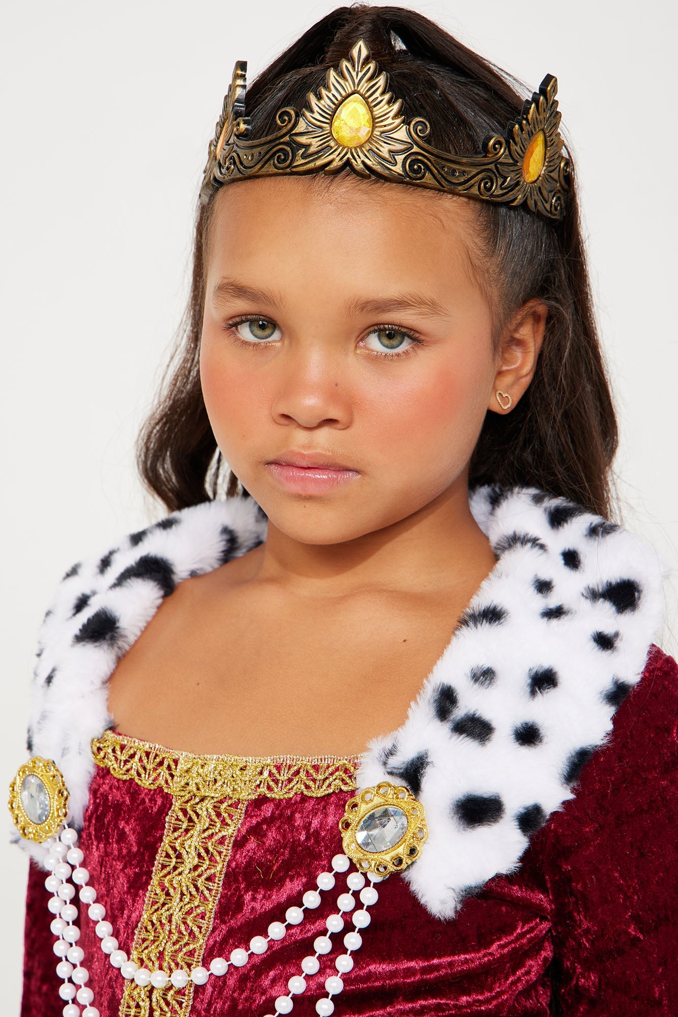 Mini Regal Queen Costume - Burgundy