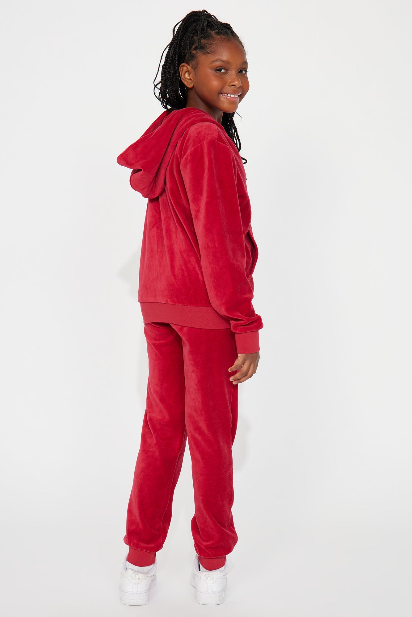 Mini Original Trendsetter II Velour Set - Red