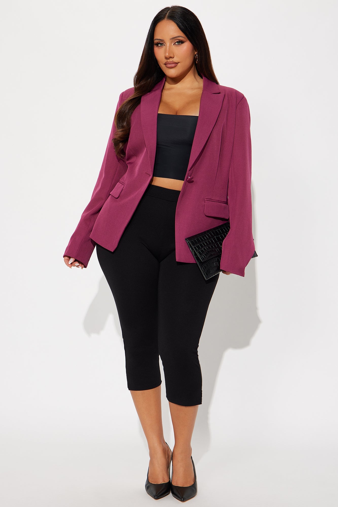 Breaking Even Blazer - Raspberry