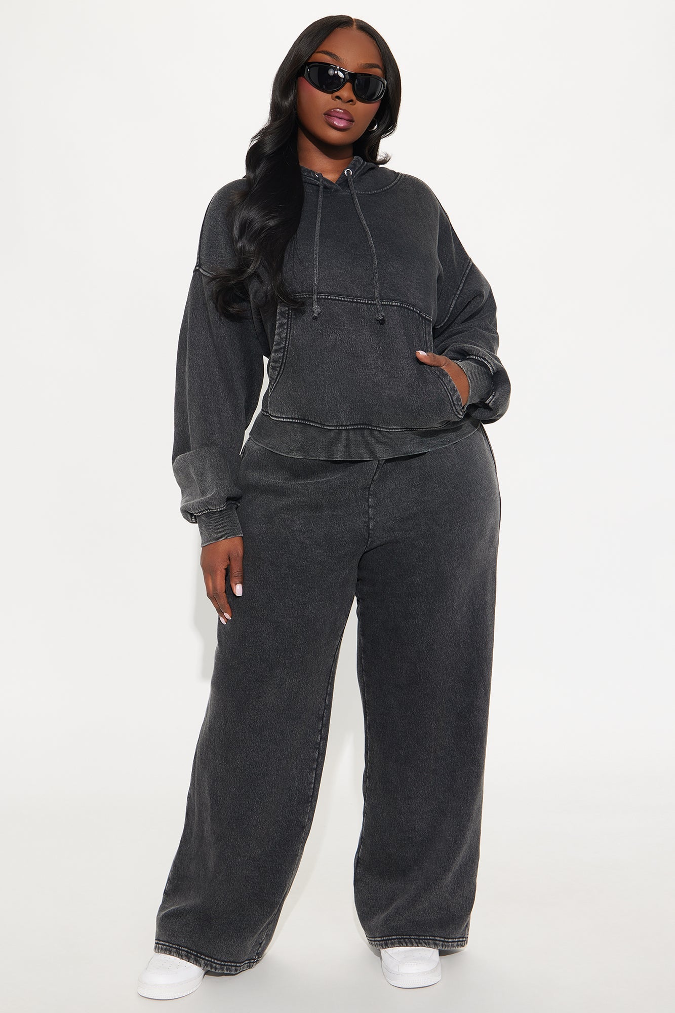 Limited Edition Fleece Sweatsuit Set - Charcoal