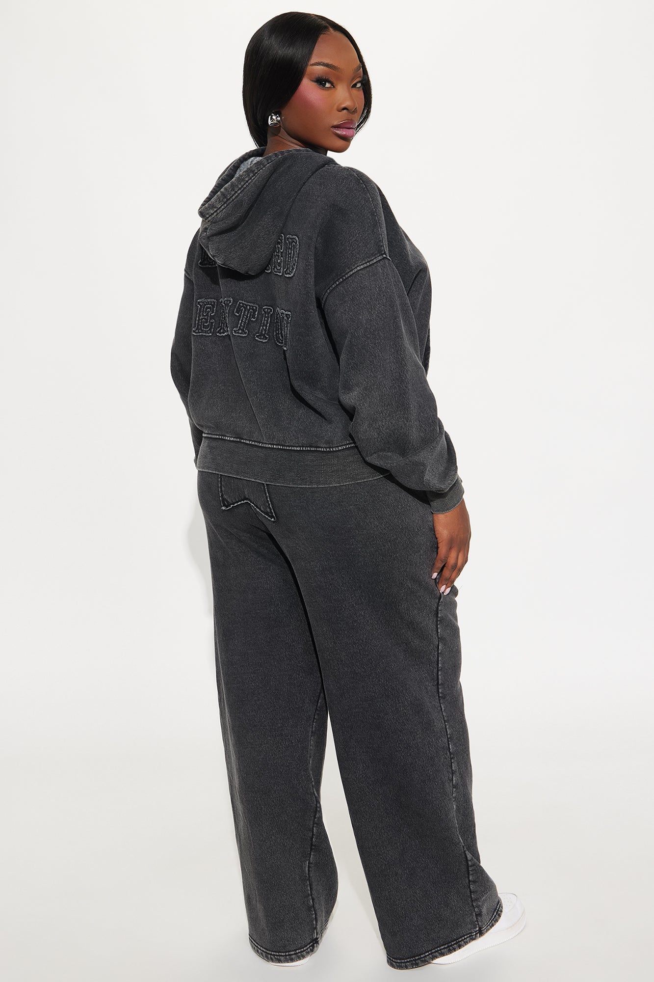 Limited Edition Fleece Sweatsuit Set - Charcoal