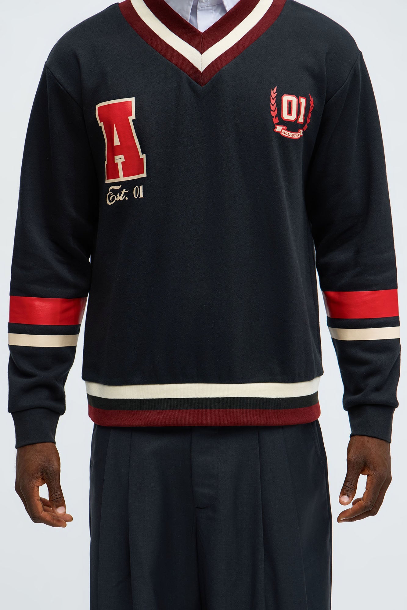 Varsity Class 01 Sweatshirt - Black/combo