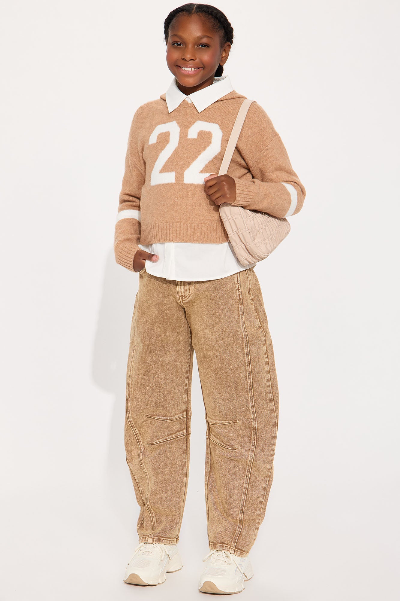 Mini 22 Forever Pullover Hoodie - Tan