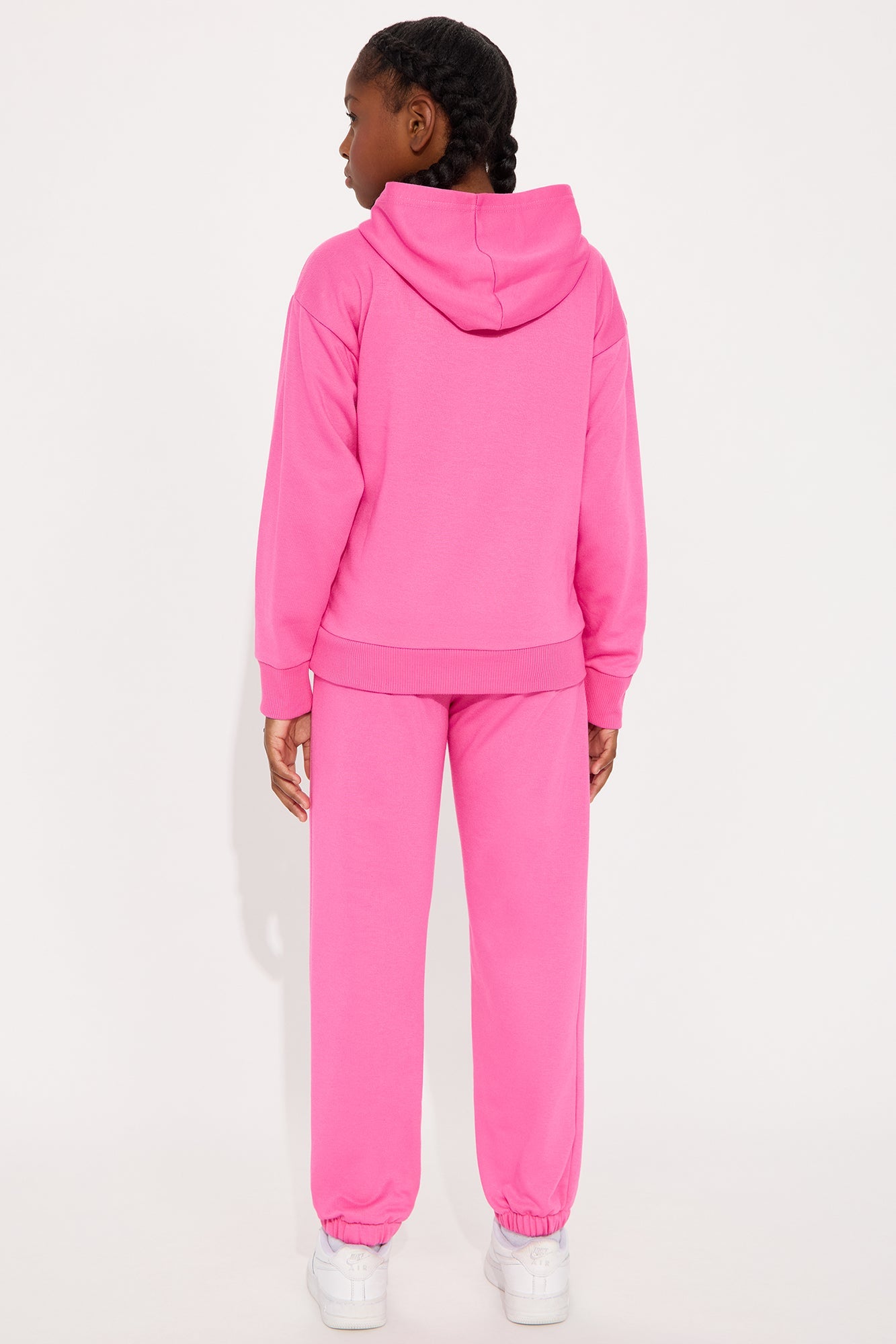 Mini Be Kind Fleece Jogger Set II - Pink