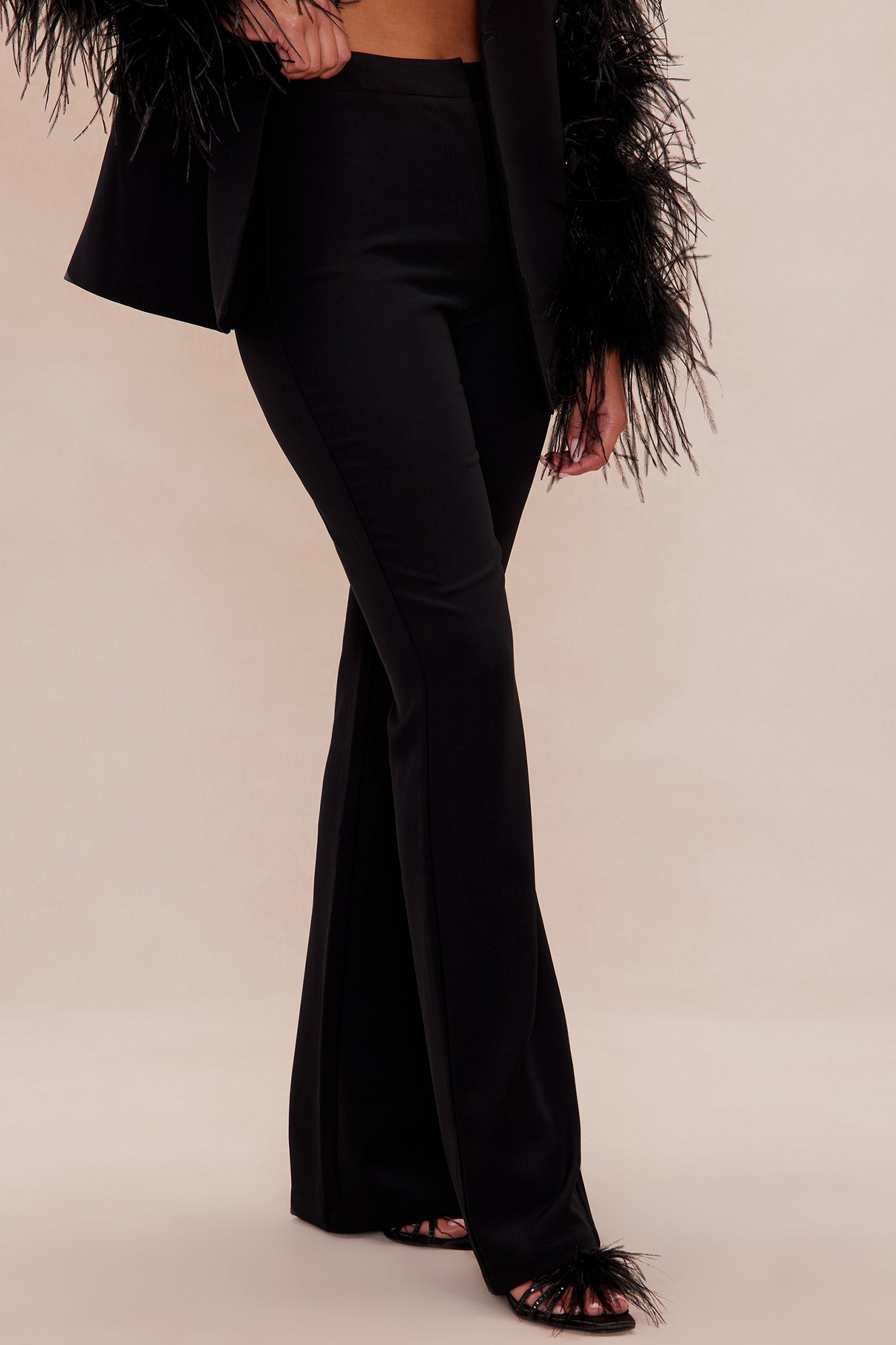 Premium Flare Pant - Black
