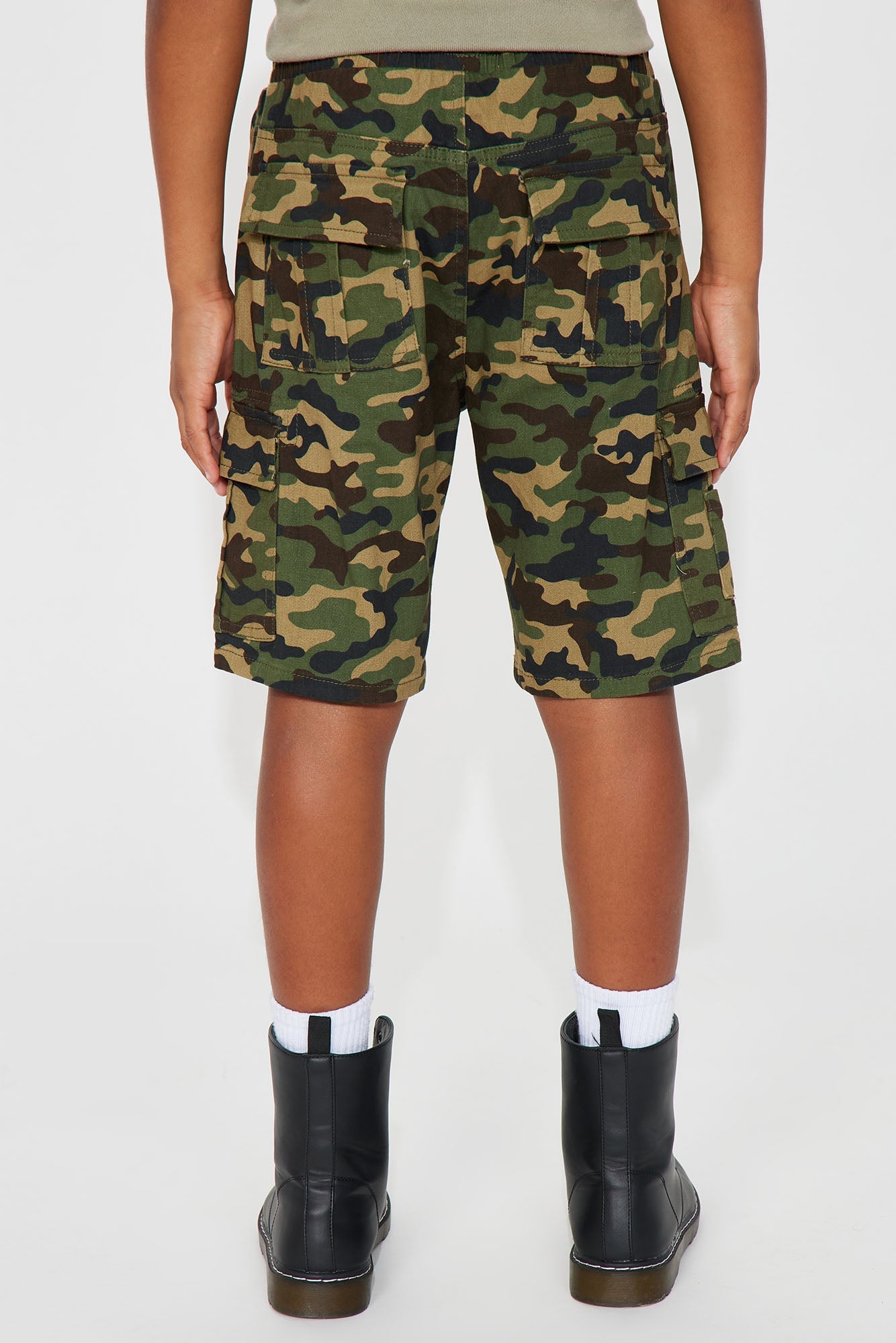 Mini Austin Camo Cargo Shorts - Camouflage