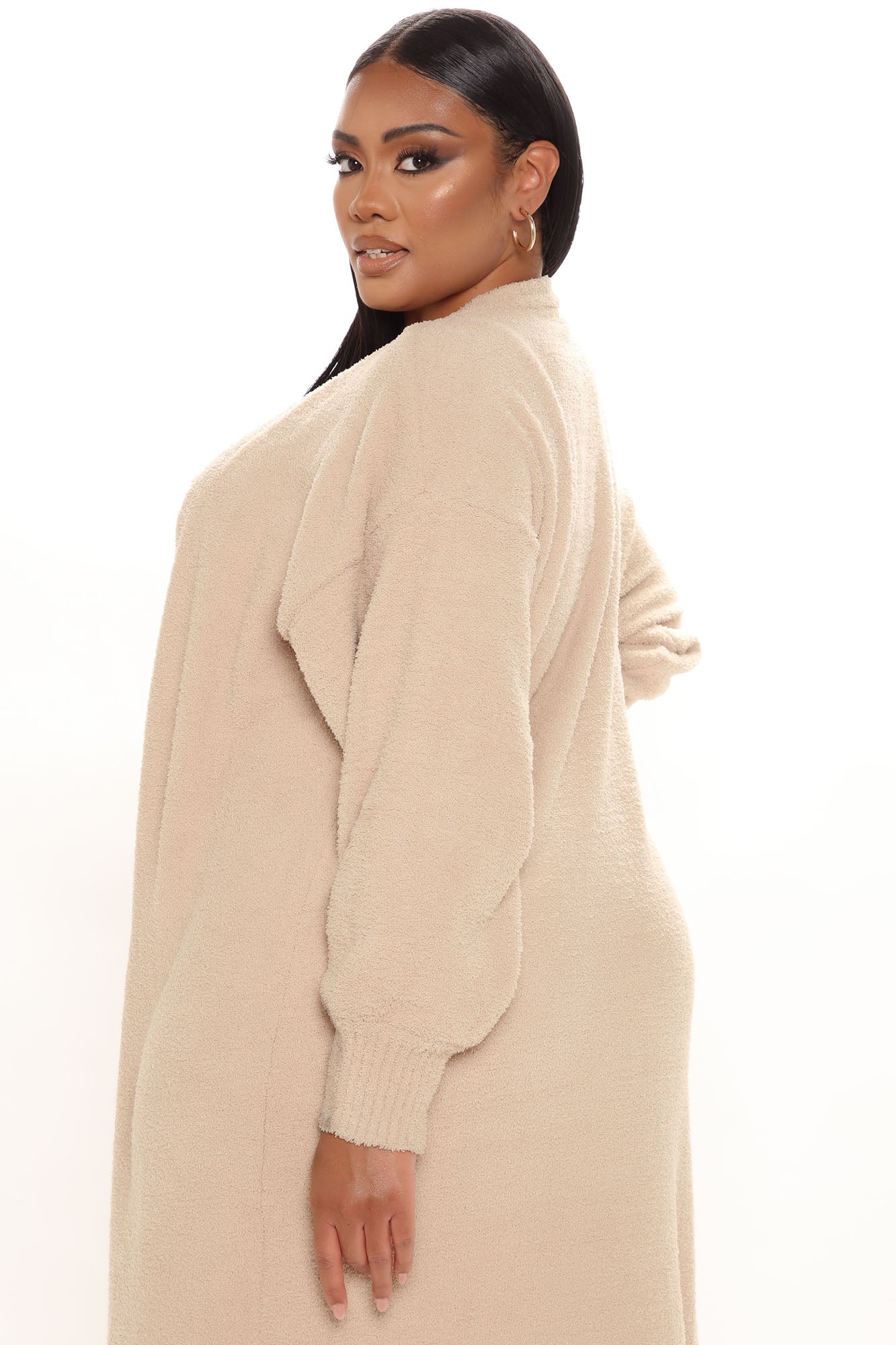 Living In It Jumpsuit Set - Taupe