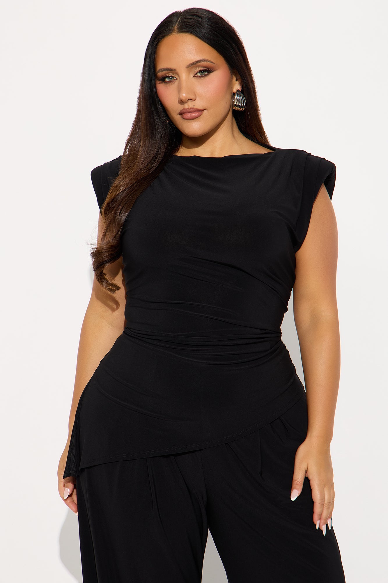 Bold Moves Wide Leg Pant Set - Black
