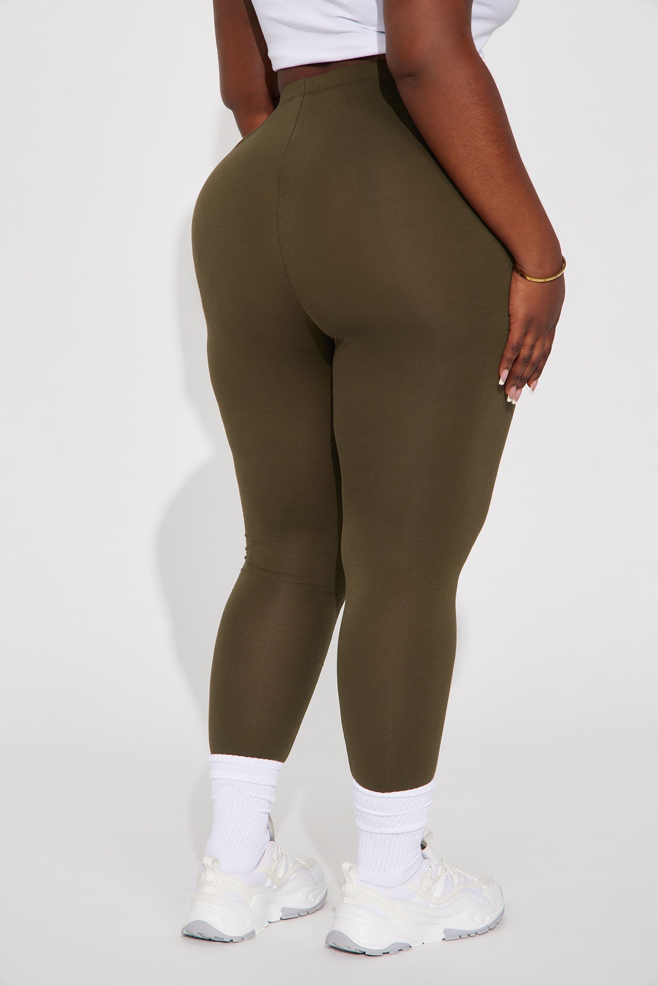 Lean On Me Leggings - Olive