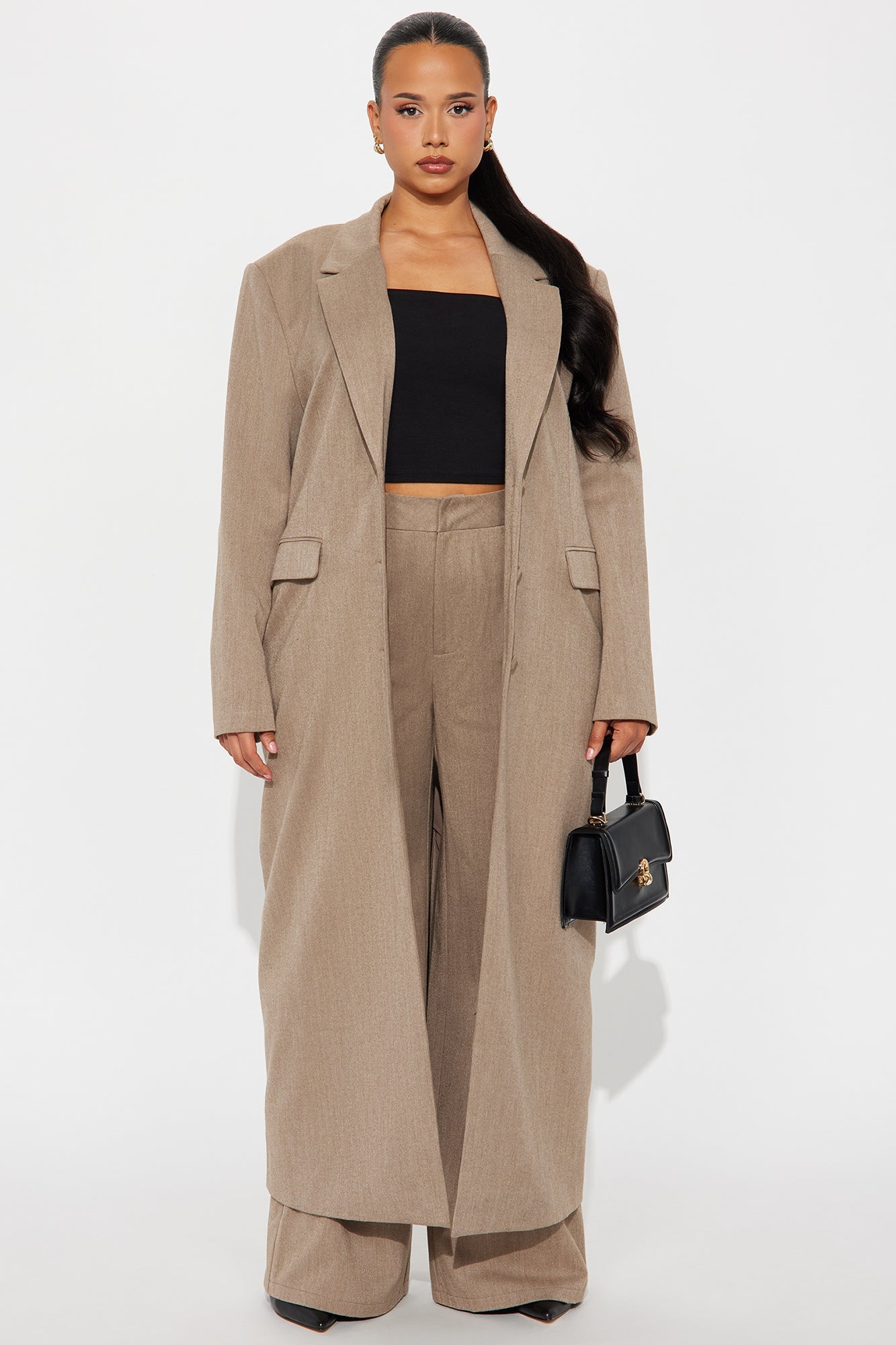 Level Of Sophistication Trench Coat - Mocha