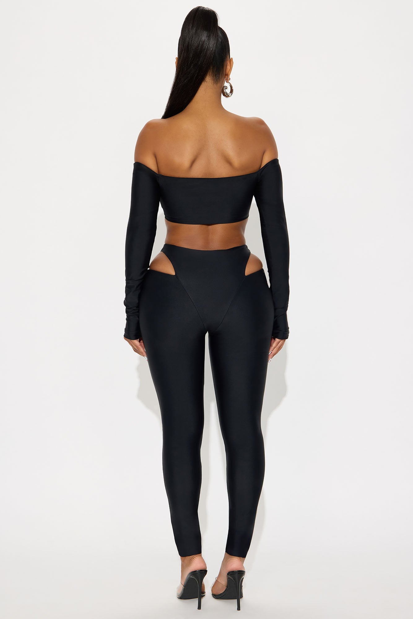 Elara Form Double Lined Pant Set - Black