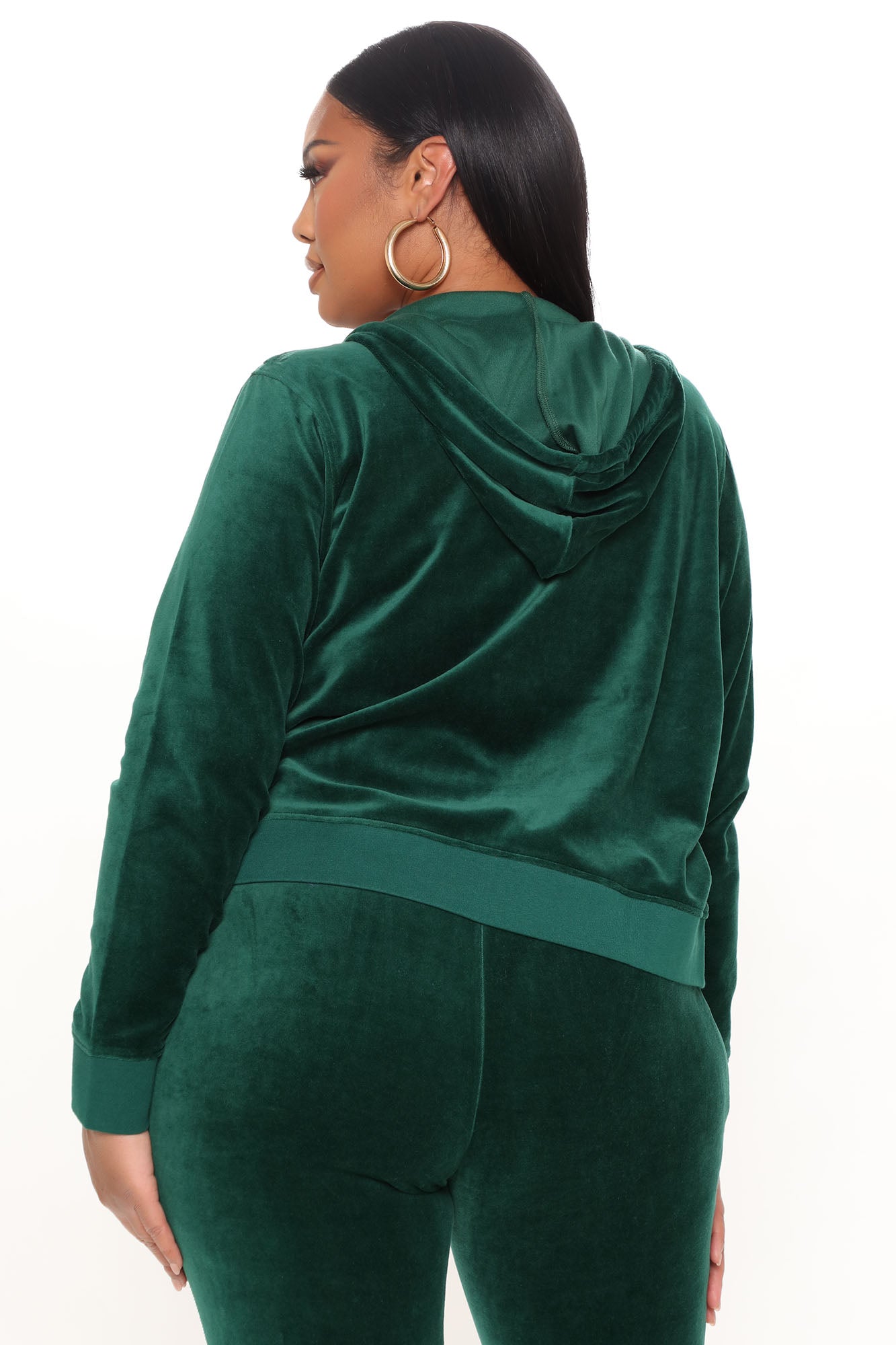 The Original Trendsetter Velour Set - Hunter