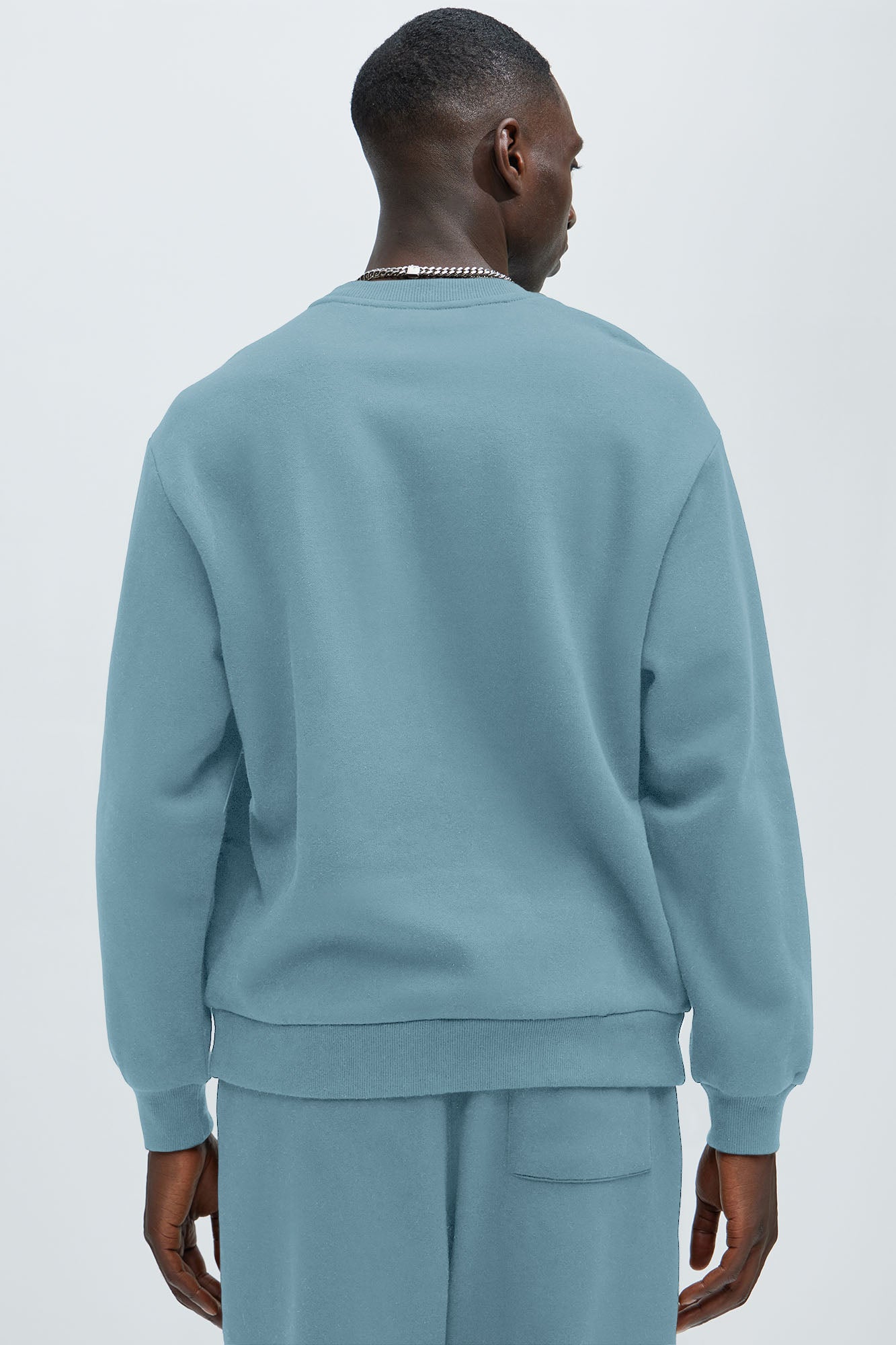 Tyson Crew Neck Sweatshirt - Light Blue