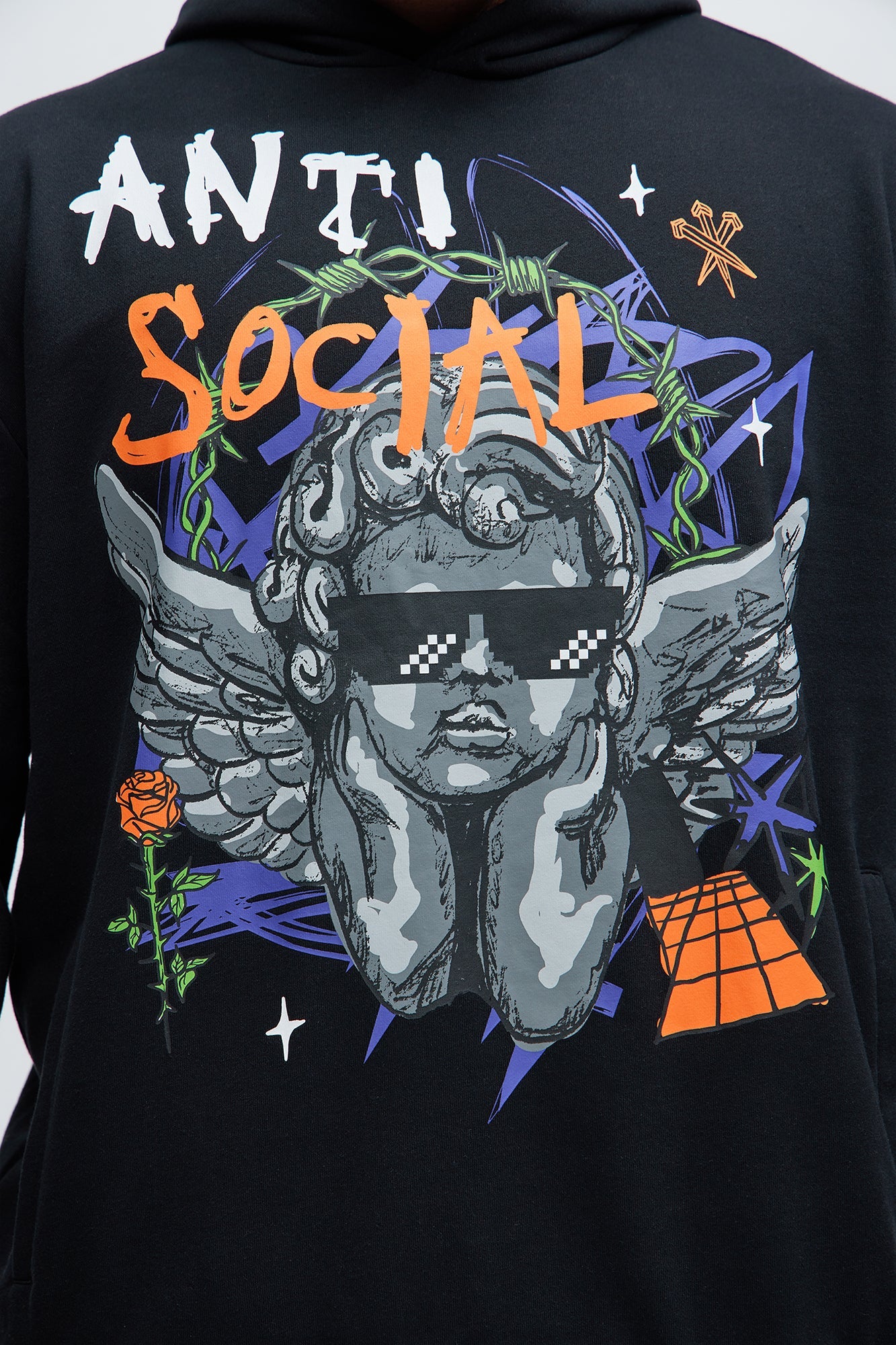 Love The Hate Hoodie - Black