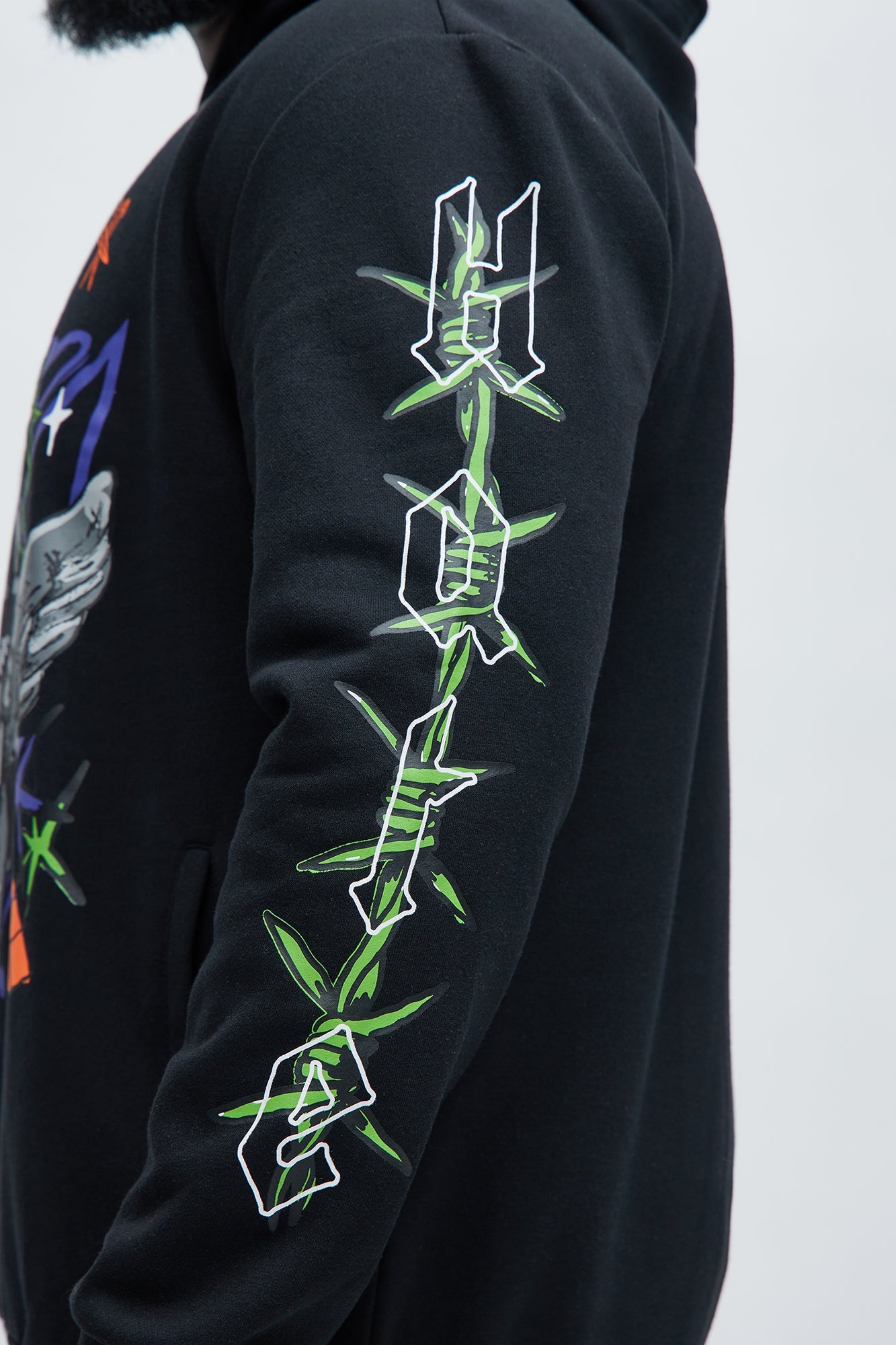 Love The Hate Hoodie - Black