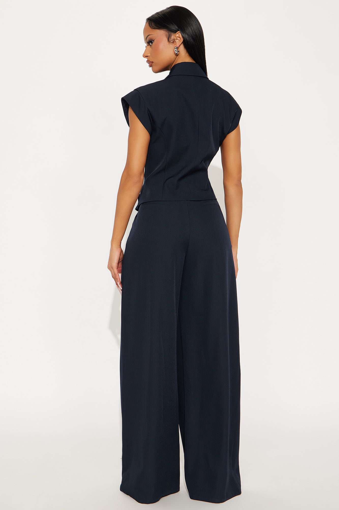 Going Places Blazer Pant Set - Navy