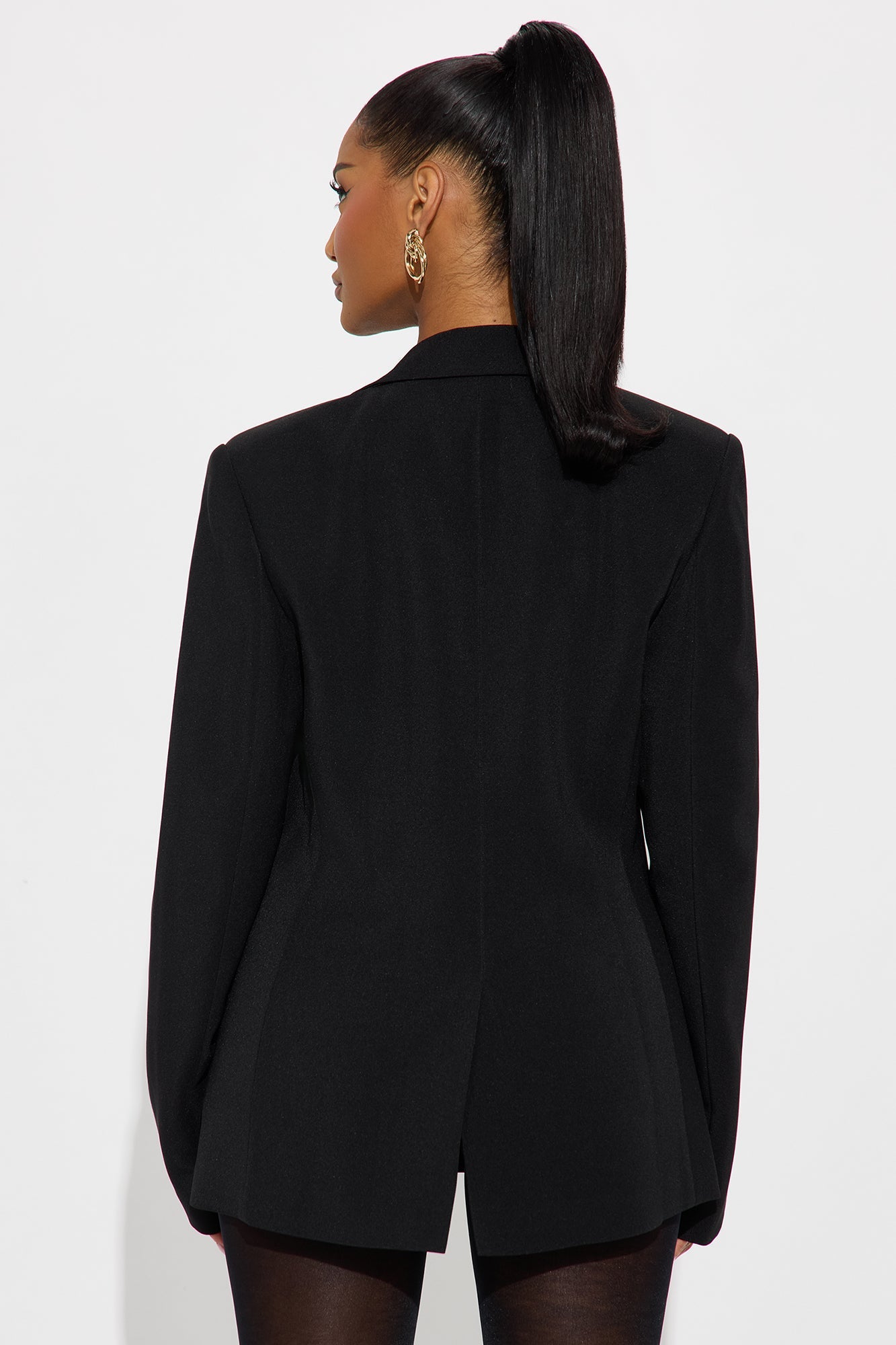 Nessa Fitted Blazer - Black