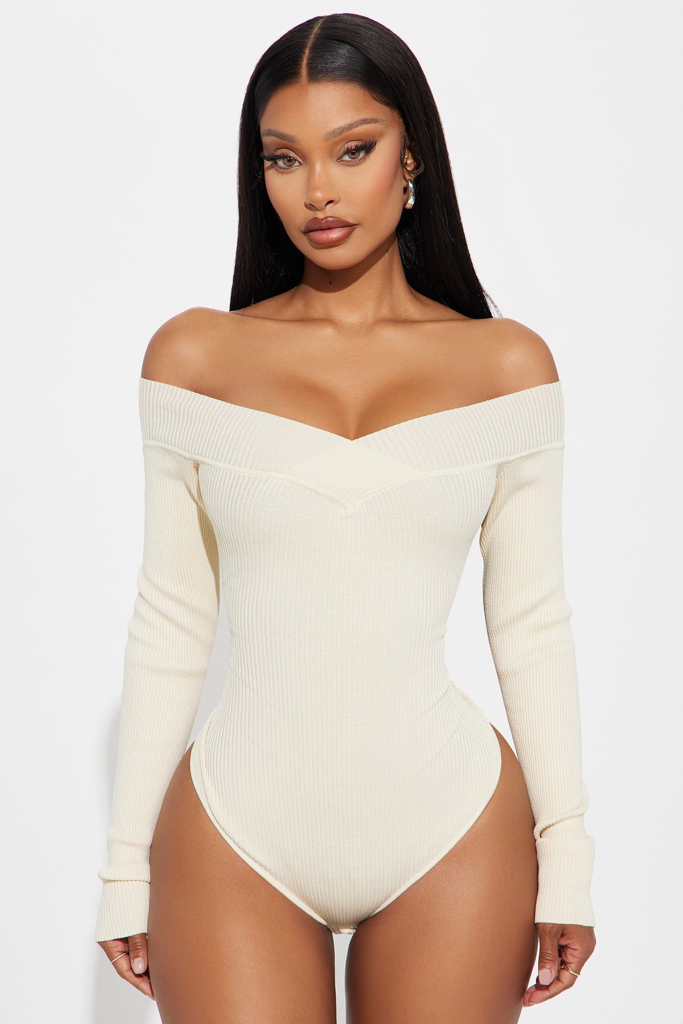 Sam Sweater Bodysuit - Ivory