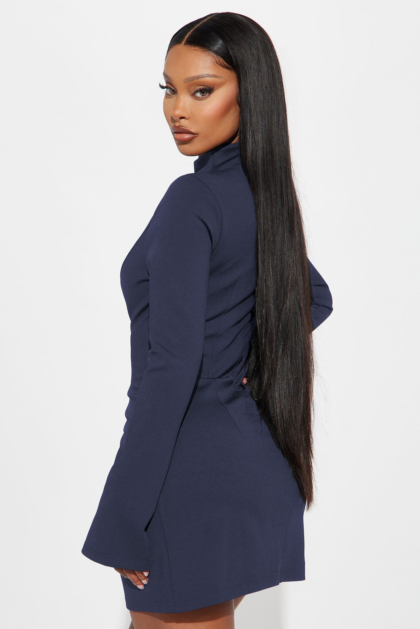Above Average Ponte Mini Dress - Navy