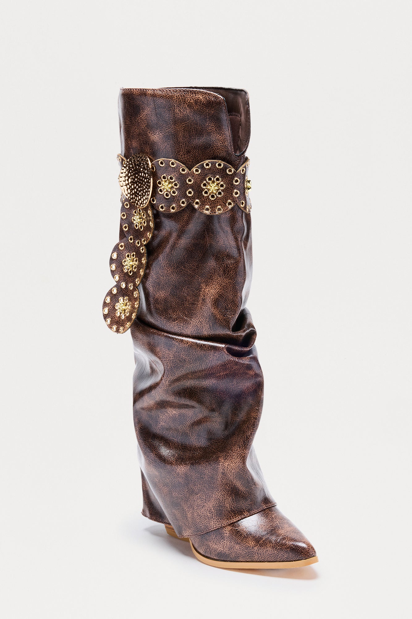 Thornback Hardware Overlay Boots - Chocolate