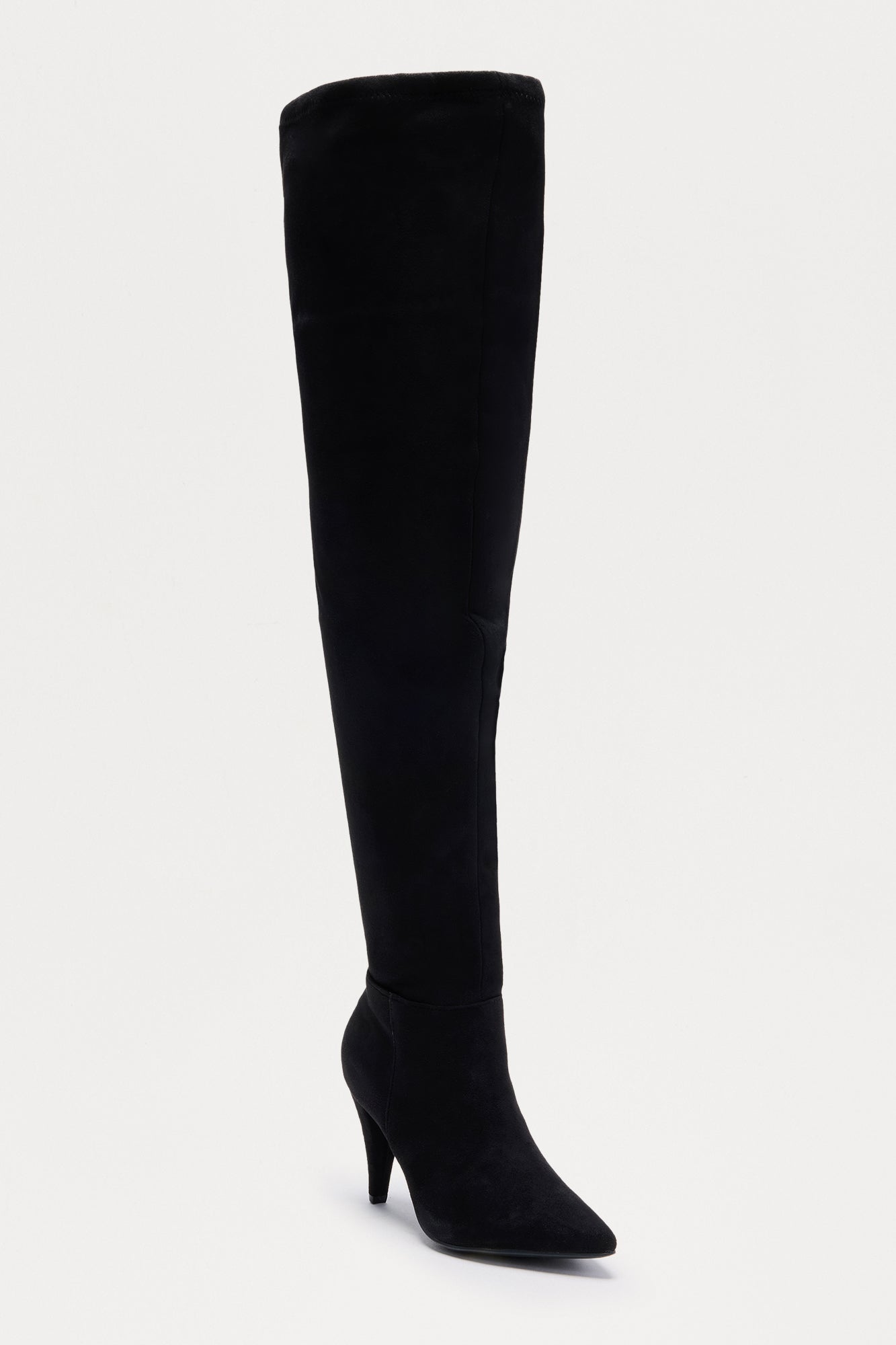 Kofi Thigh High Boots - Black