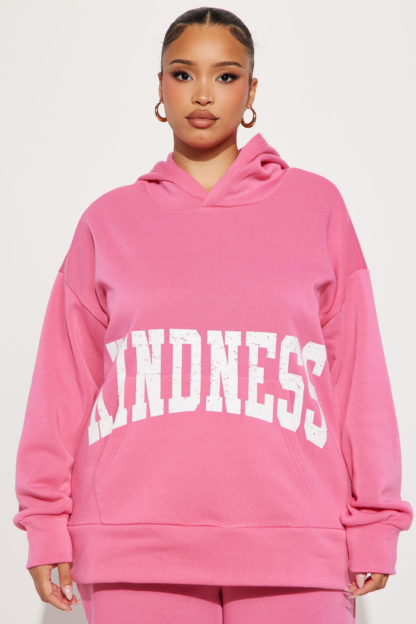 Setting Intentions Fleece Sweatsuit Set - Pink