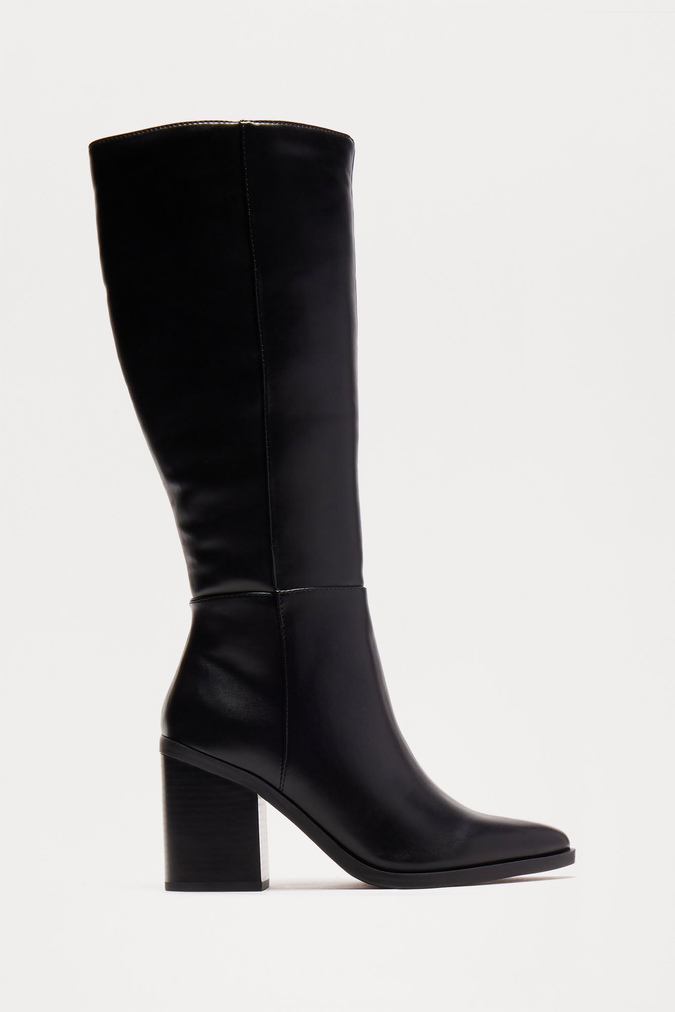 Preston Knee High Boots - Black