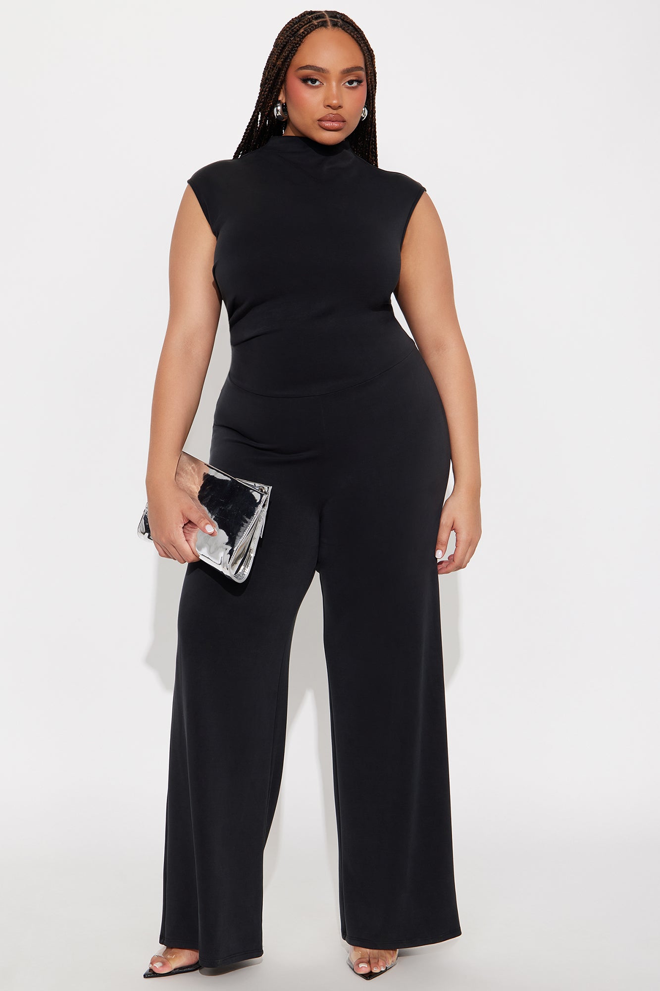 Ariela Wide Leg Jumpsuit - Black