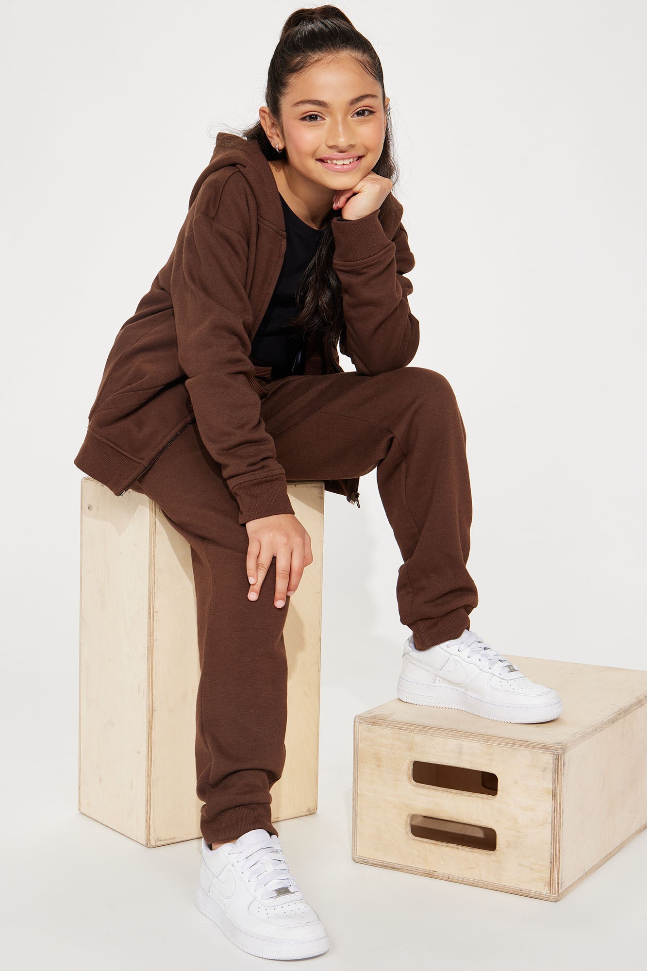 Mini Stole Your Toys Oversized Jogger - Chocolate