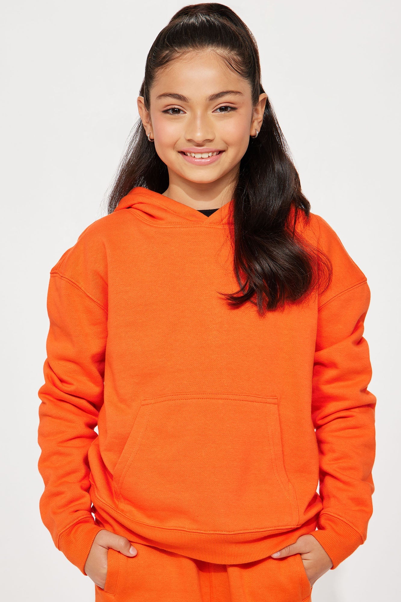 Mini Stole Your Toys Oversized Hoodie - Orange