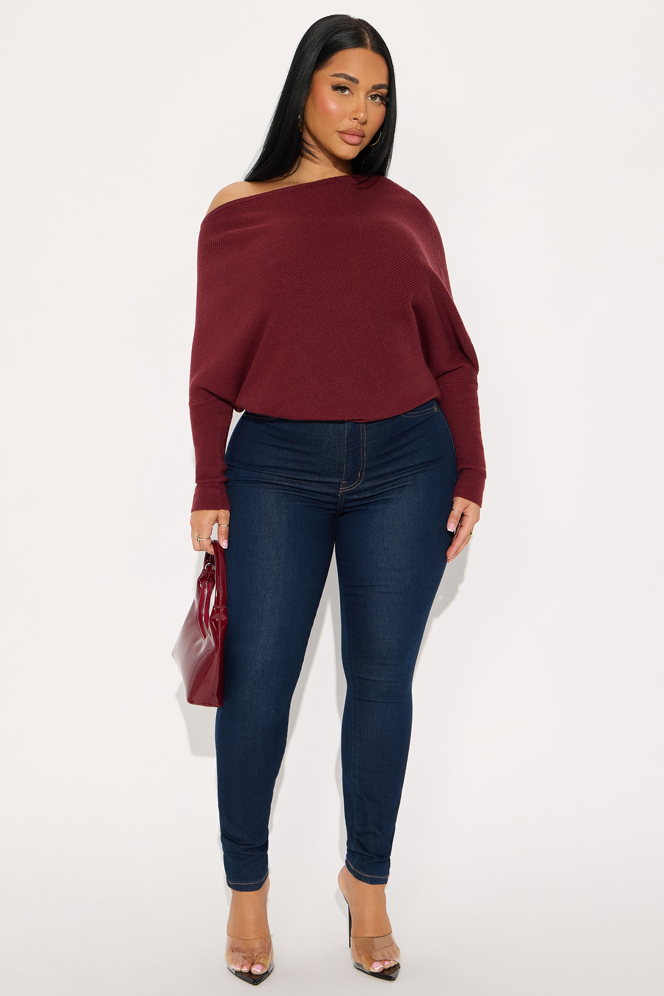 Karly Sweater - Wine