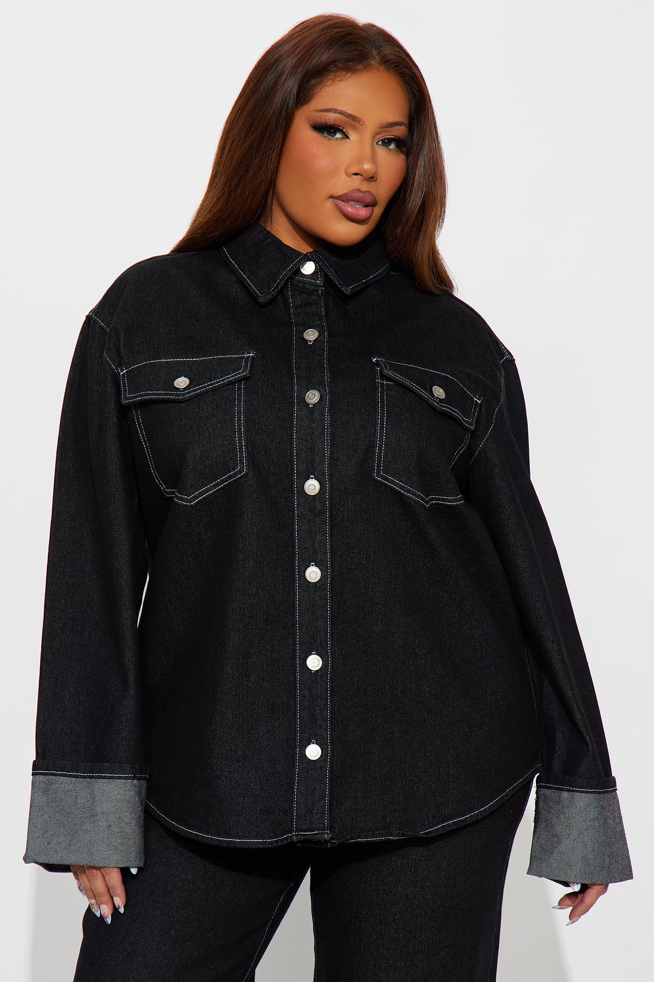 Nova Denim Pant Set - Dark Denim