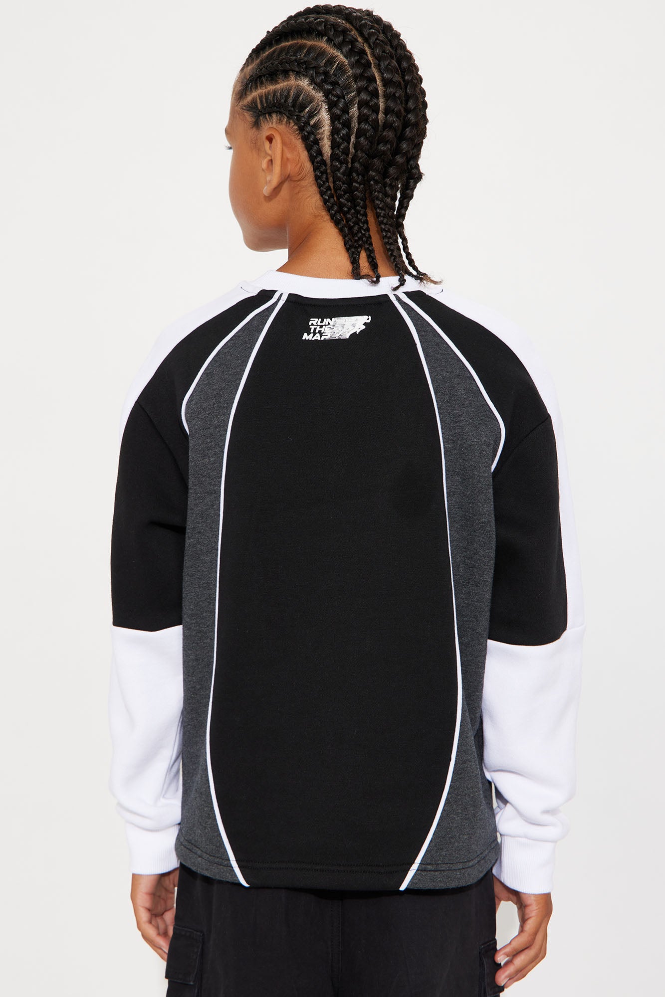 Mini Tyson Oversized Athletic Club Long Sleeve Tee - Multi Color