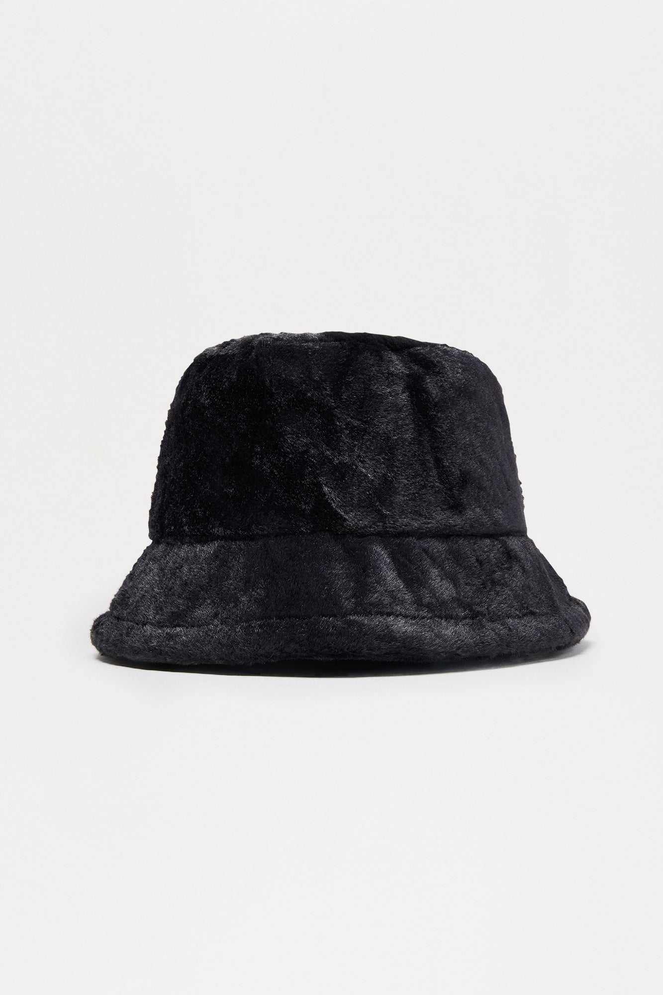 Mini Crazy Fur You Bucket Hat - Black