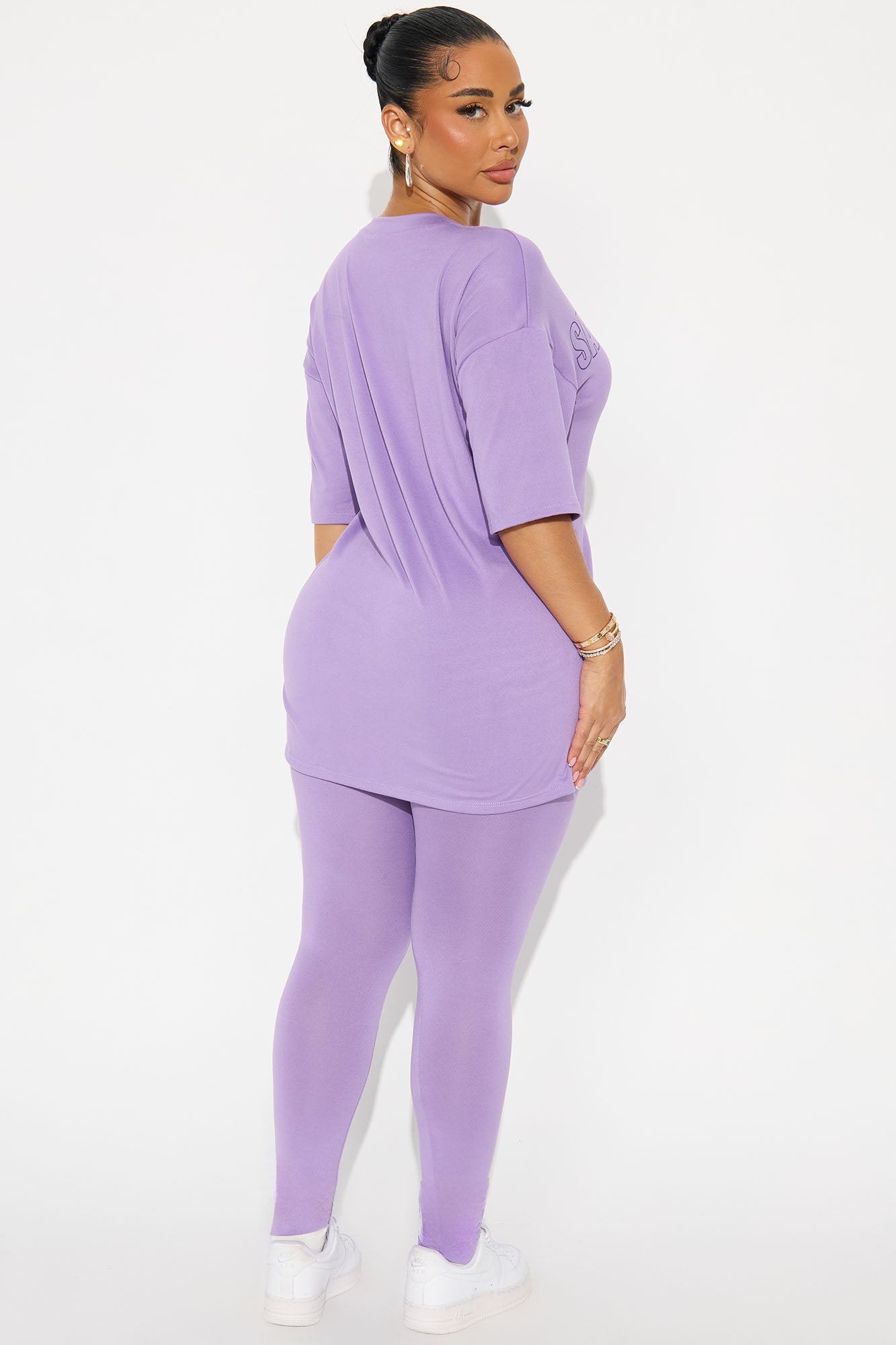 Santa Monica Leggings Pant Set - Lavender