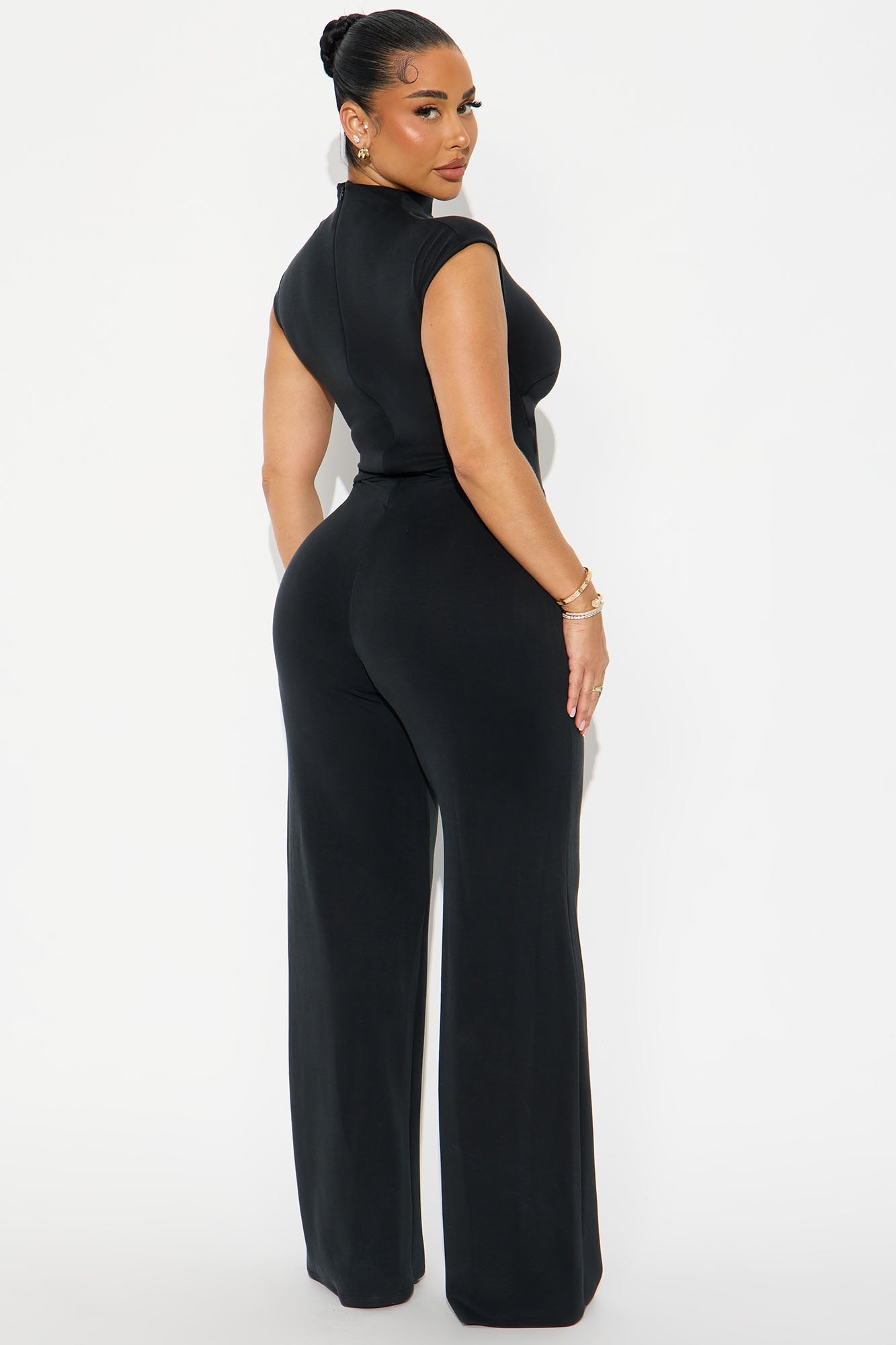 Ariela Wide Leg Jumpsuit - Black